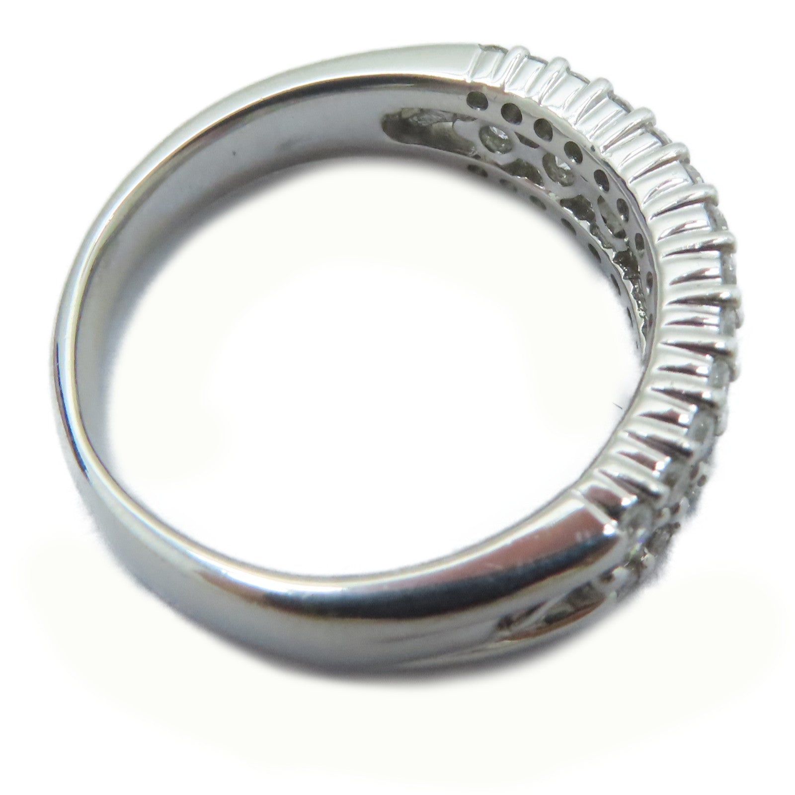 JEWELRY 【激減優惠】PT900鉑金/1.08ct鑚石Diamond Ring戒指US#7
