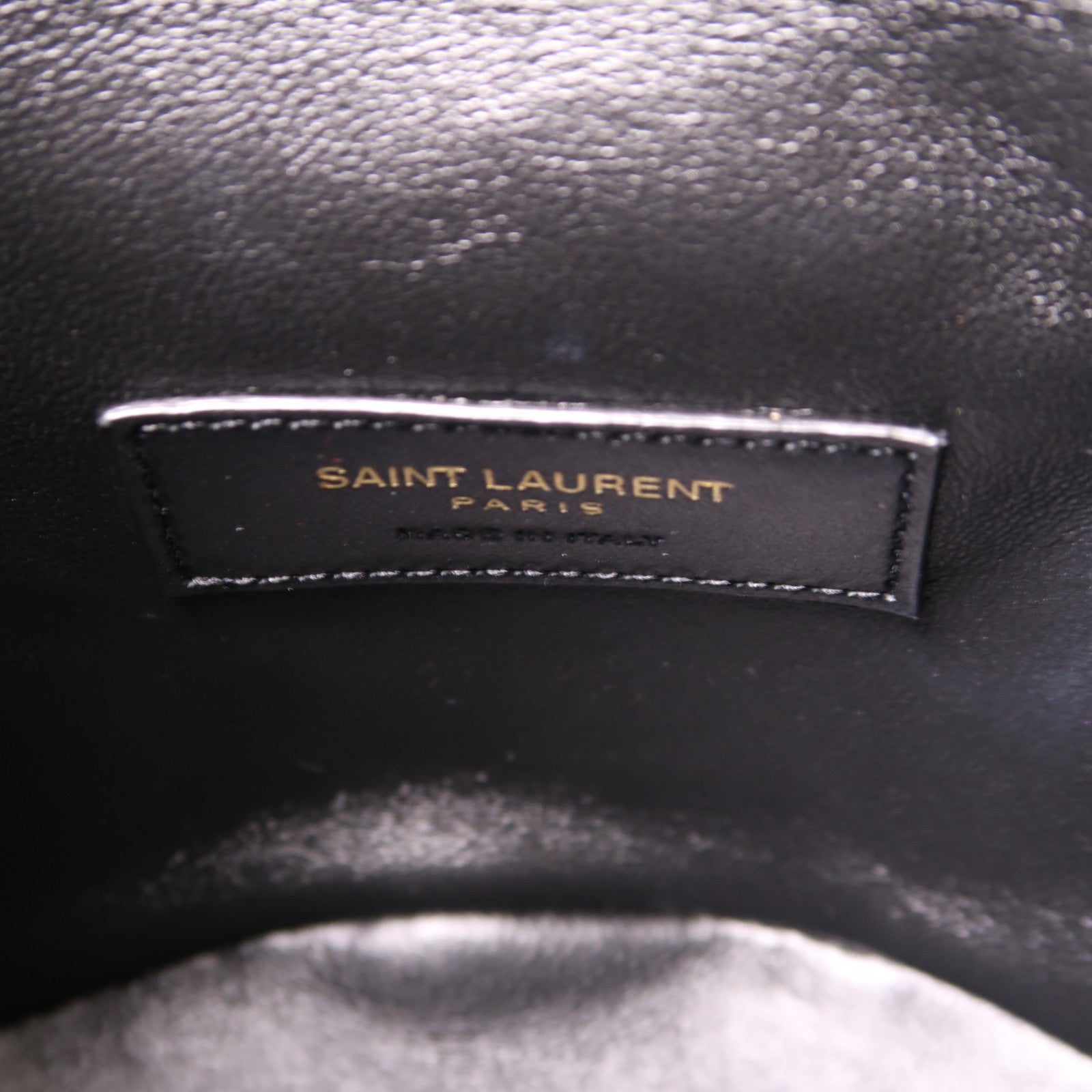 SAINT LAURENT 牛皮皮革GABY Bucket Bag金扣手挽肩背兩用袋