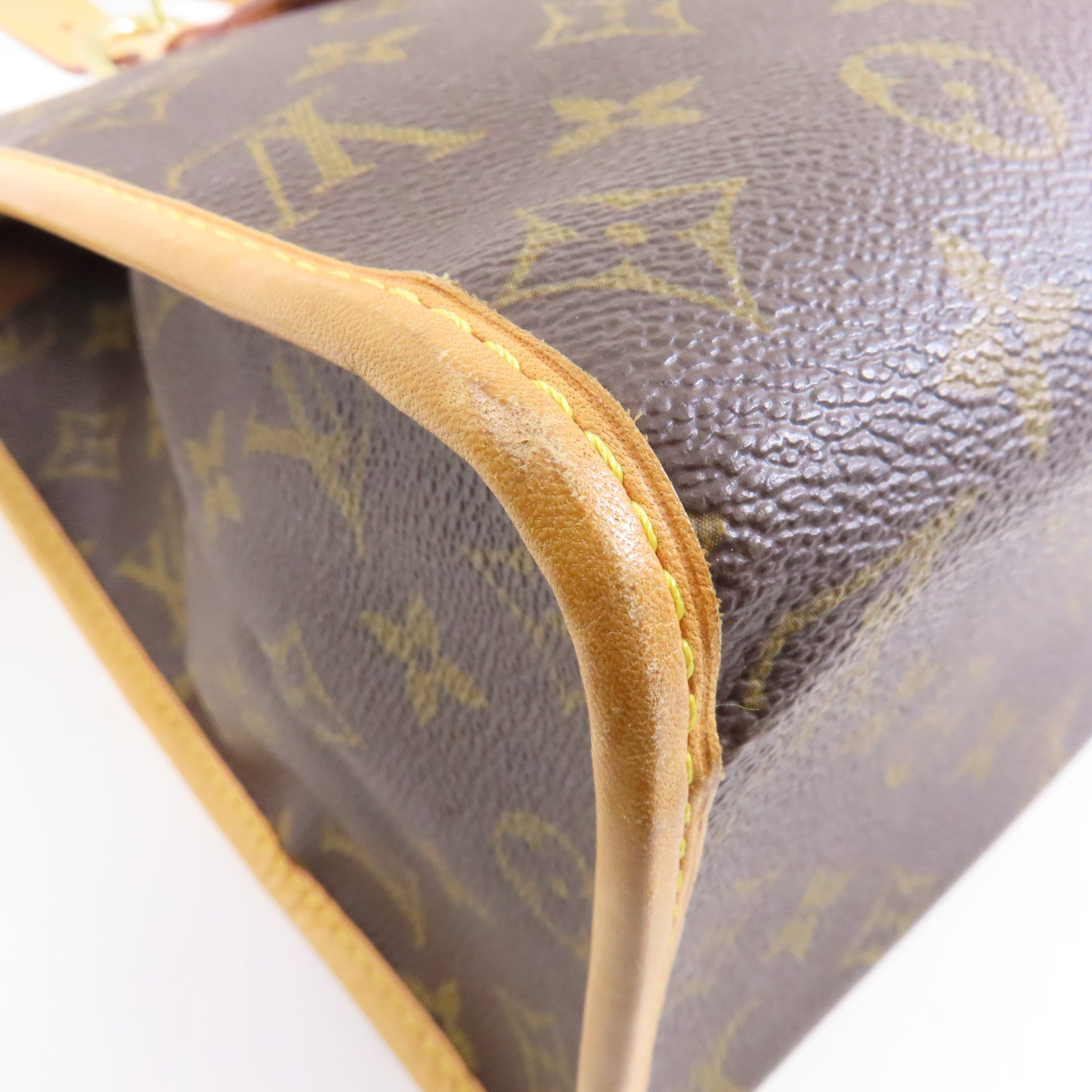LOUIS VUITTON Monogram Popincourt Haut金扣肩背袋啡色