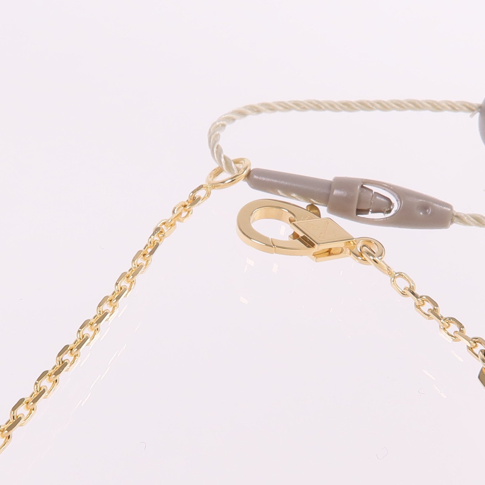 Van Cleef & Arpels 18K黃金Vintage Alhambra Pendant珍珠母貝項鍊