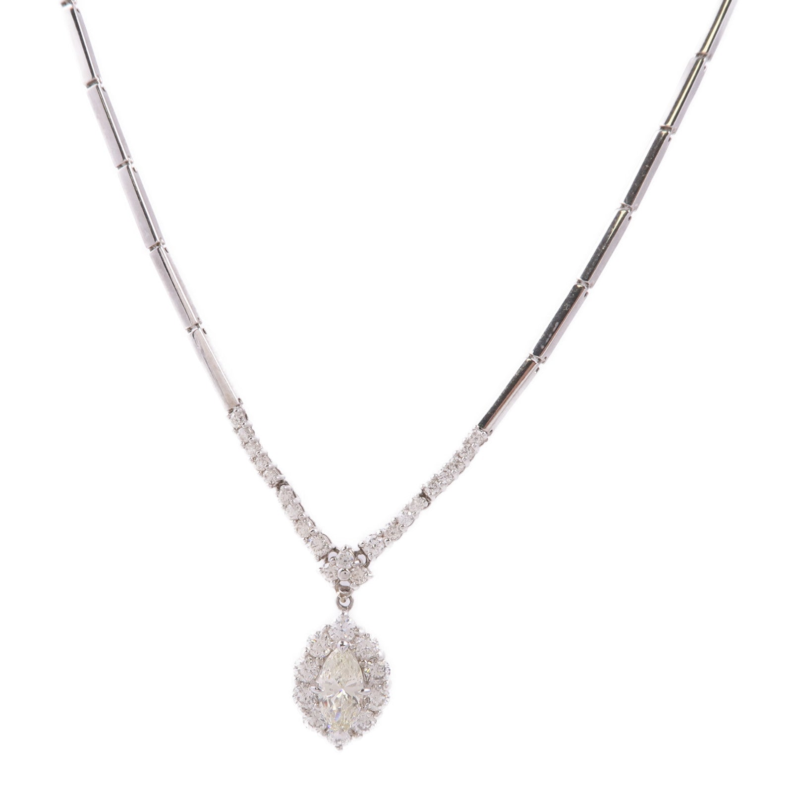 JEWELRY 【激減優惠】18K/14K白金Diamond Necklace鑽石項鍊