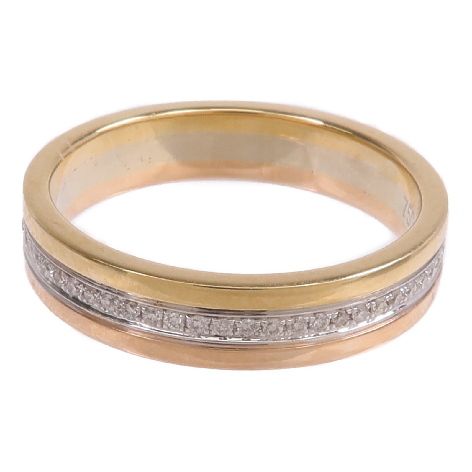 JEWELRY 【激減優惠】18K黃金/白金/玫瑰金Ring鑽石戒指US#8