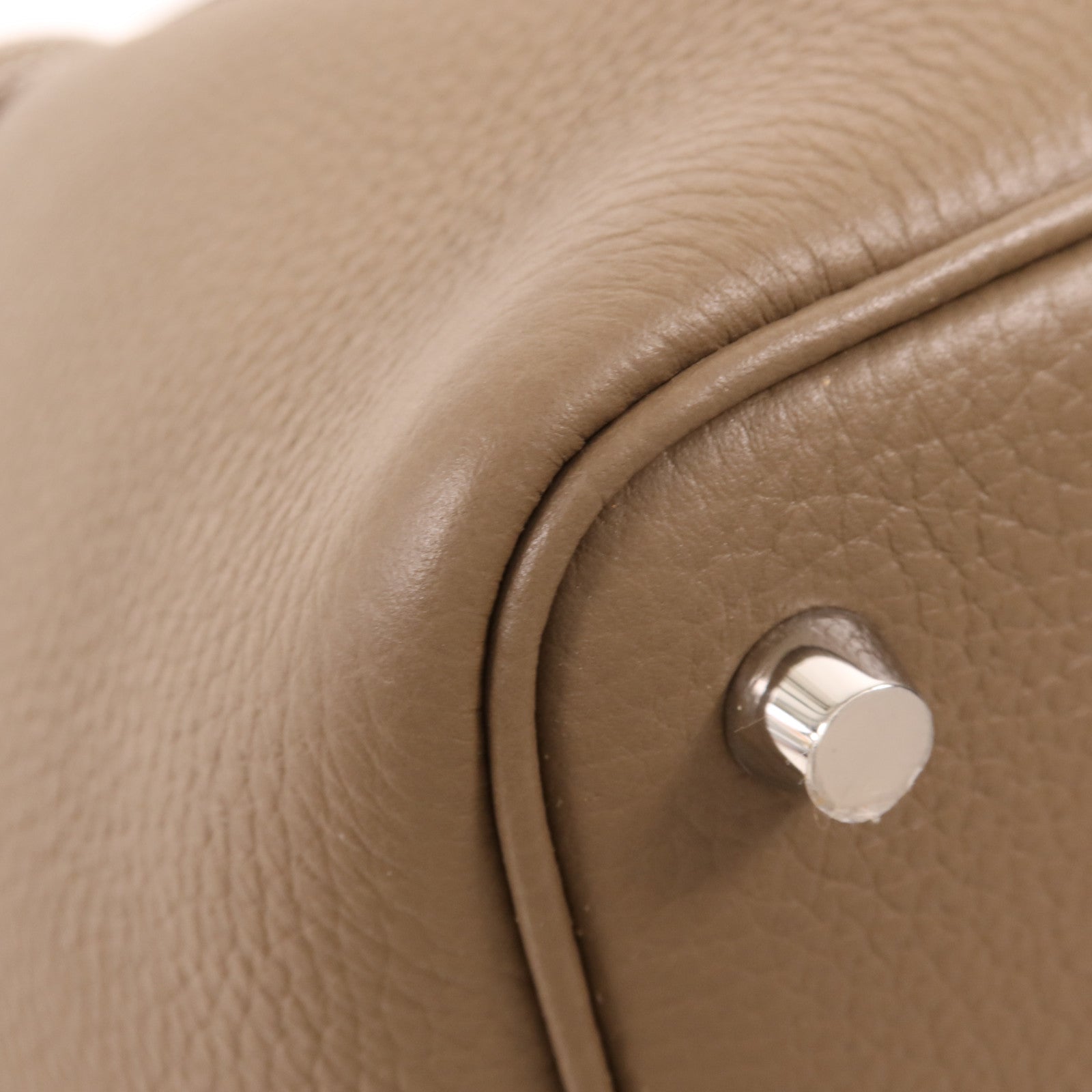 HERMES Clemence皮革Picotin PM銀扣手挽袋