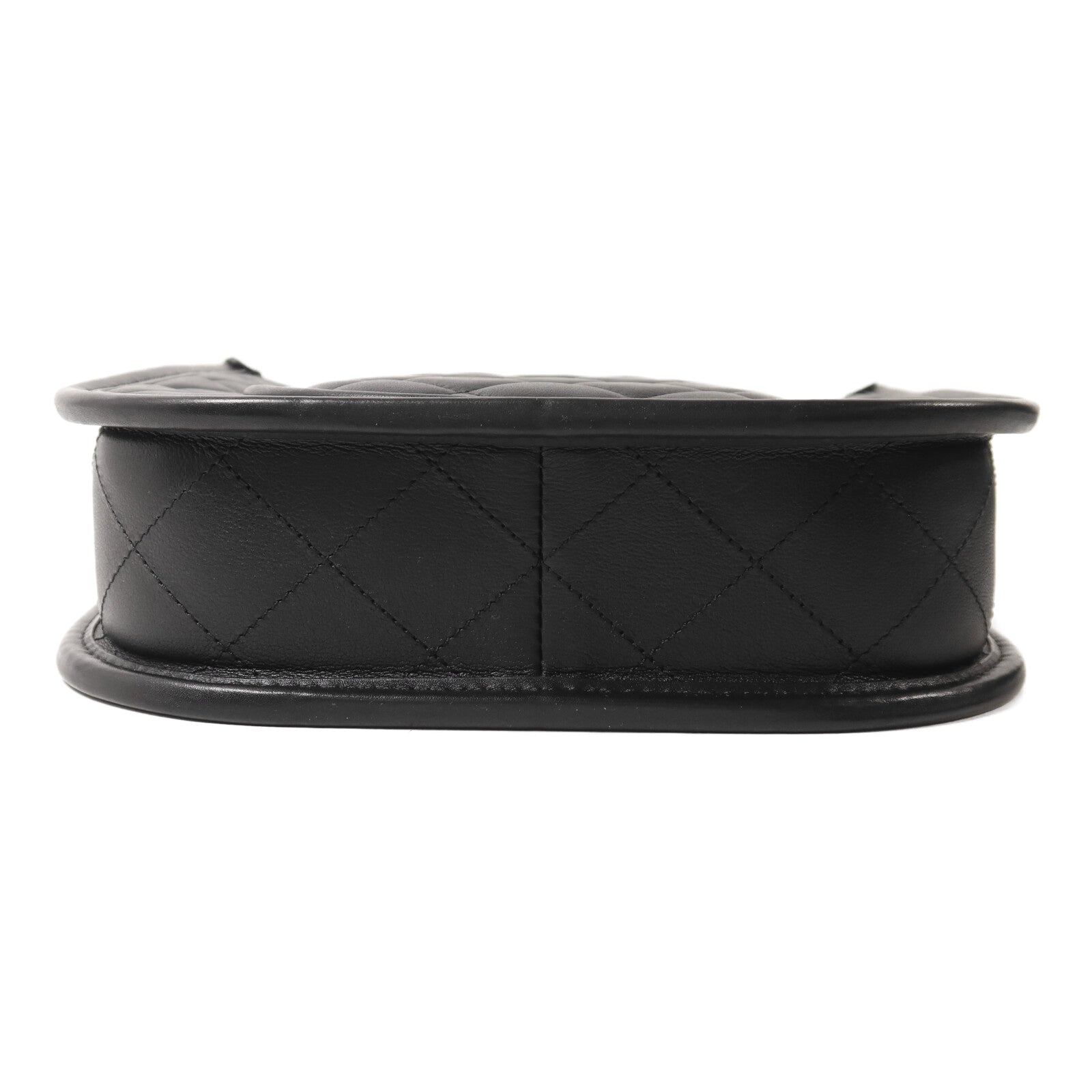 CHANEL 牛皮皮革Hobo鏈帶手挽肩背兩用袋
