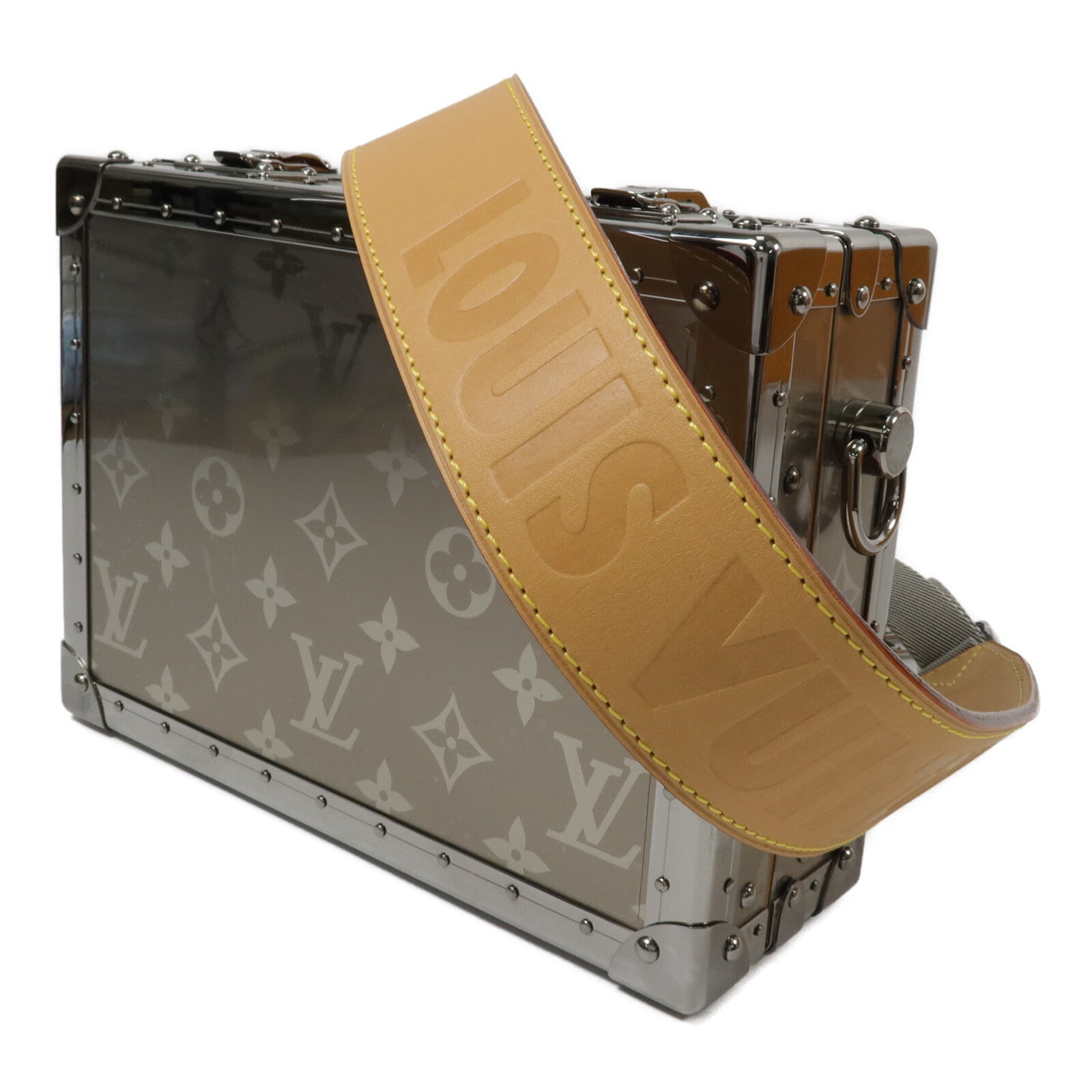 LOUIS VUITTON Monogram Titanium Clutch Box手拿包