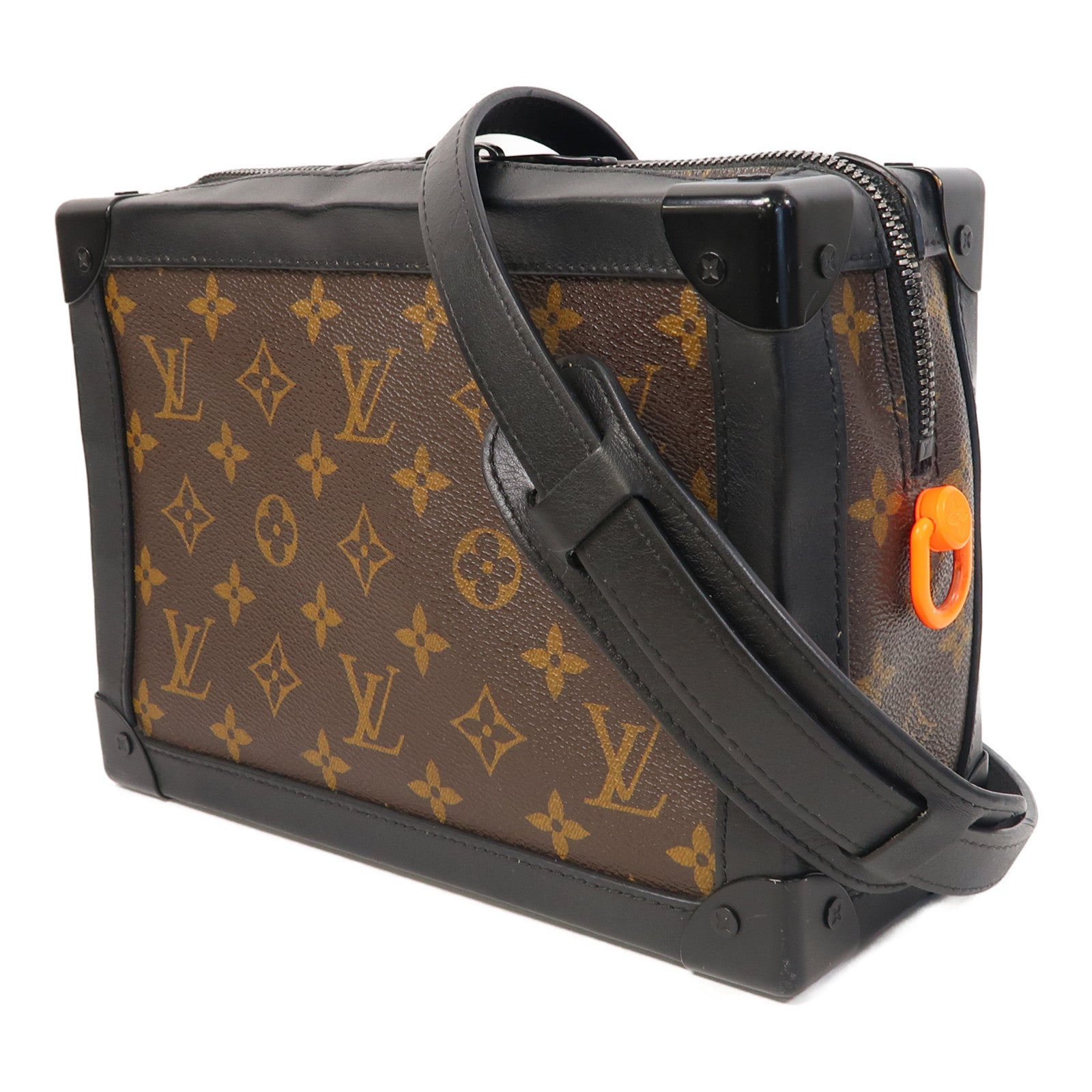 LOUIS VUITTON Monogram Soft Trunk肩背袋啡色
