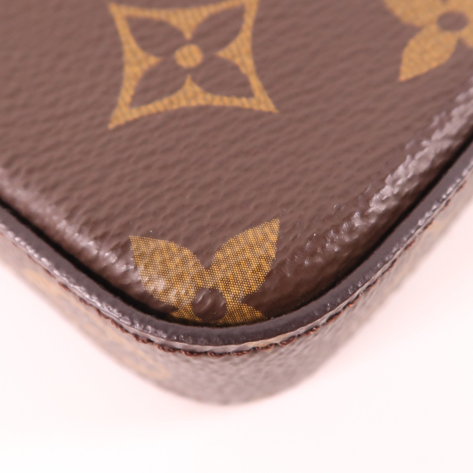 LOUIS VUITTON Monogram Felicie Pochette金扣鏈帶肩背袋