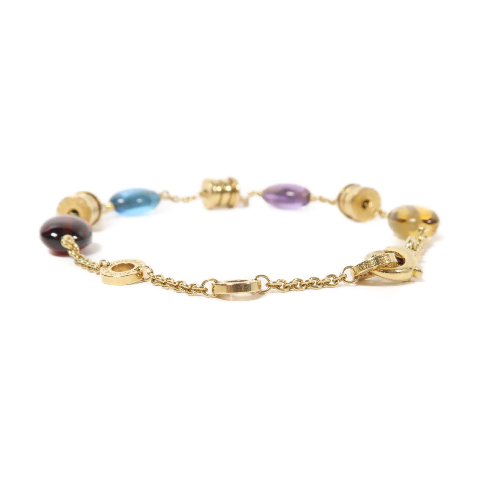BVLGARI 18K黃金Multi Bracelet手鏈金色/紫色/藍色