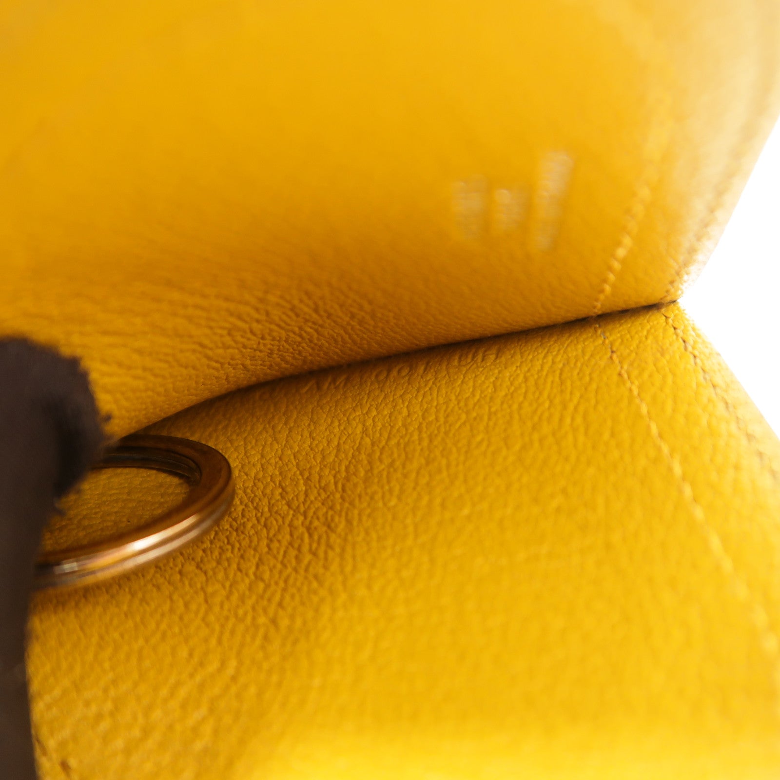 HERMES Epsom皮革Camail Key Ring Charm掛飾