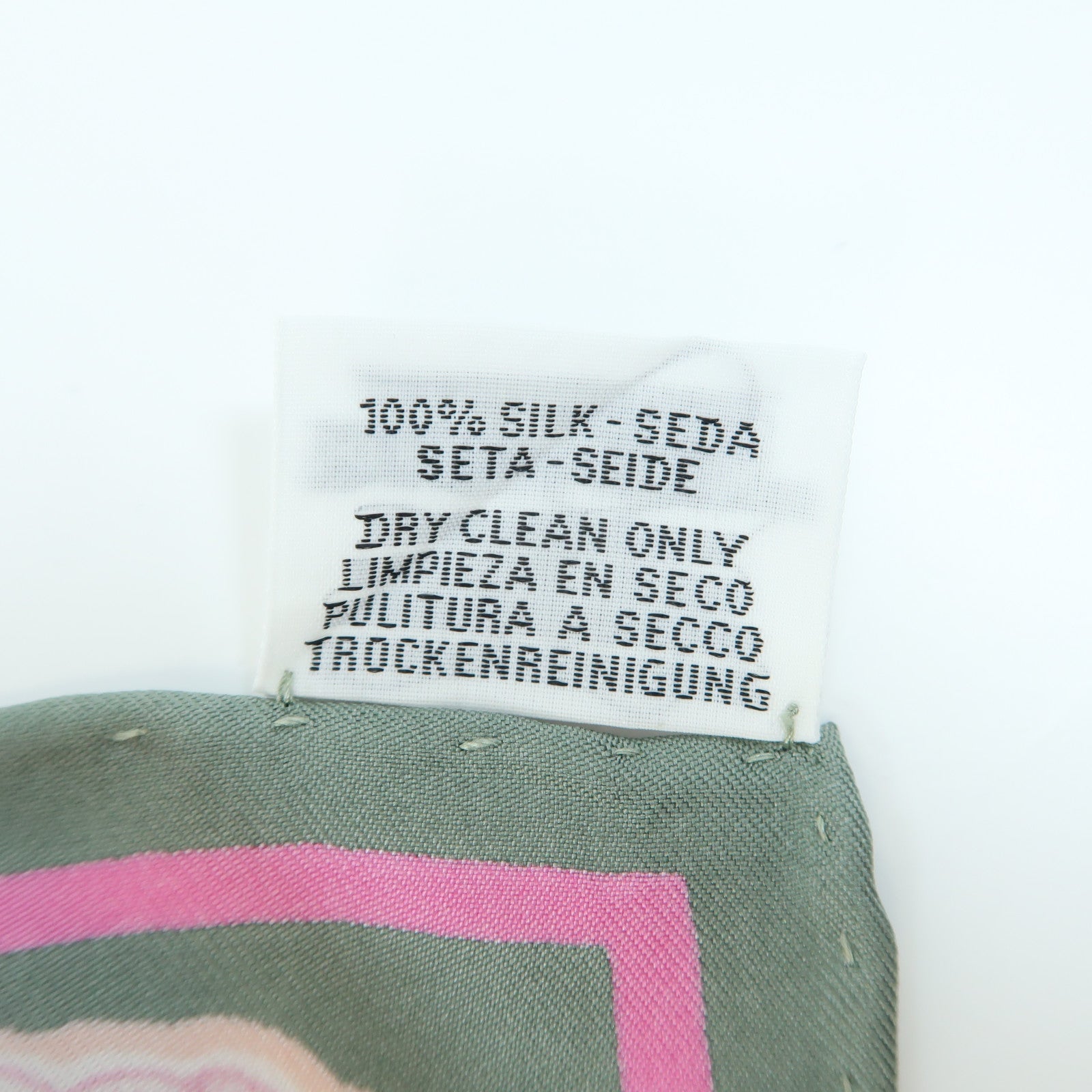 HERMES Scarf 90X90 Silk Multicolor