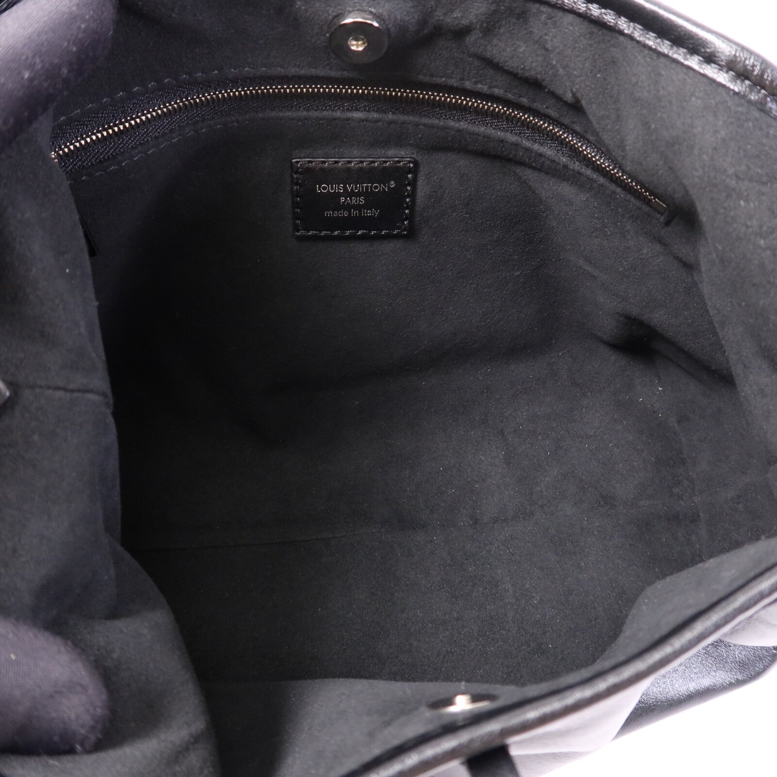 LOUIS VUITTON 羊皮皮革Carry All Vibe PM銀扣肩背袋