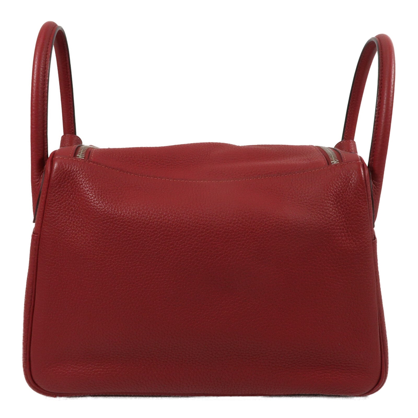 HERMES Clemence皮革Lindy 30手挽肩背兩用袋Rubis