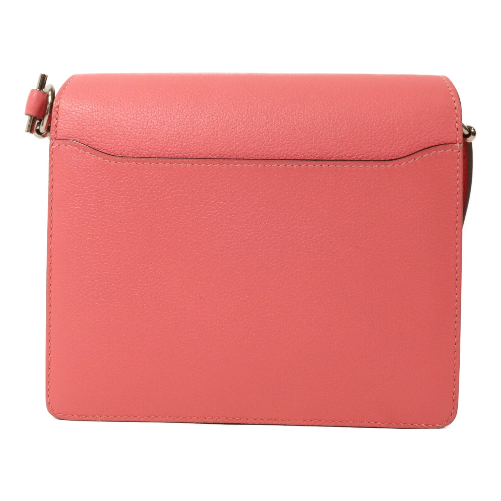 HERMES Evercolor皮革Roulis Mini肩背袋Rose Azalee