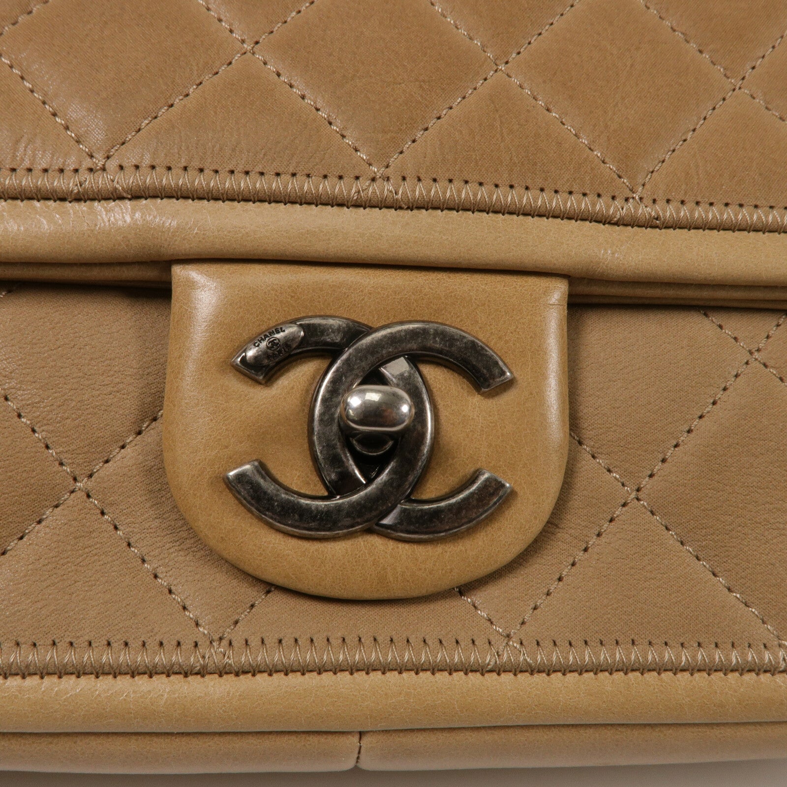 CHANEL 牛皮皮革Chain Shoulder Bag鏈帶肩背袋