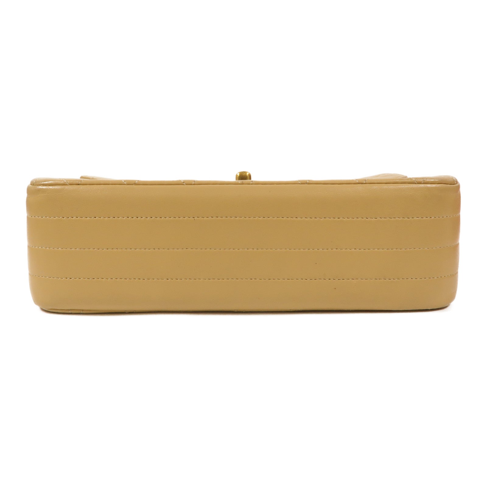CHANEL 羊皮皮革Vintage Half Moon Flap Bag鏈帶肩背袋