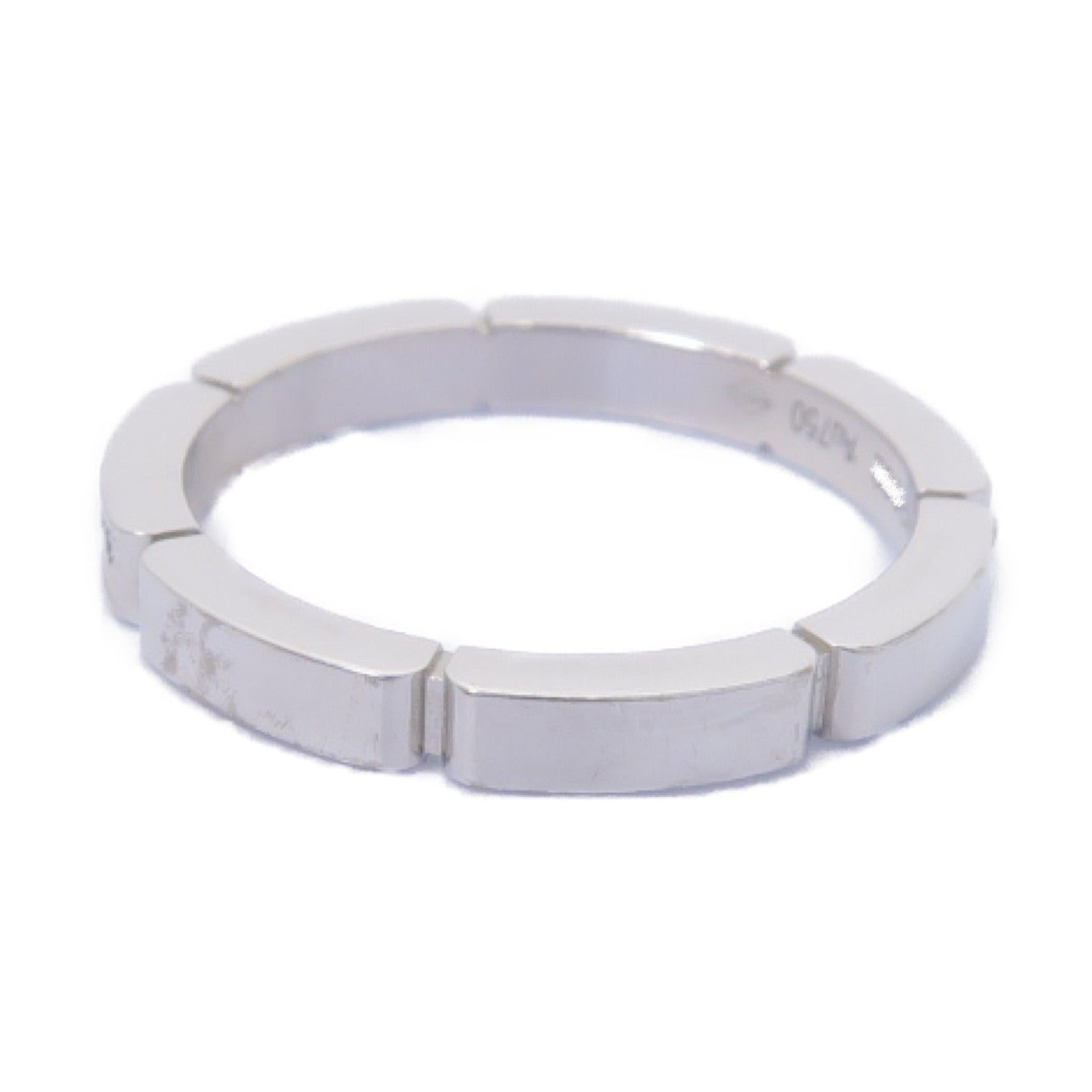 CARTIER 【激減優惠】18K白金Diamond Ring鑽石戒指US#6.25/Cartier#53