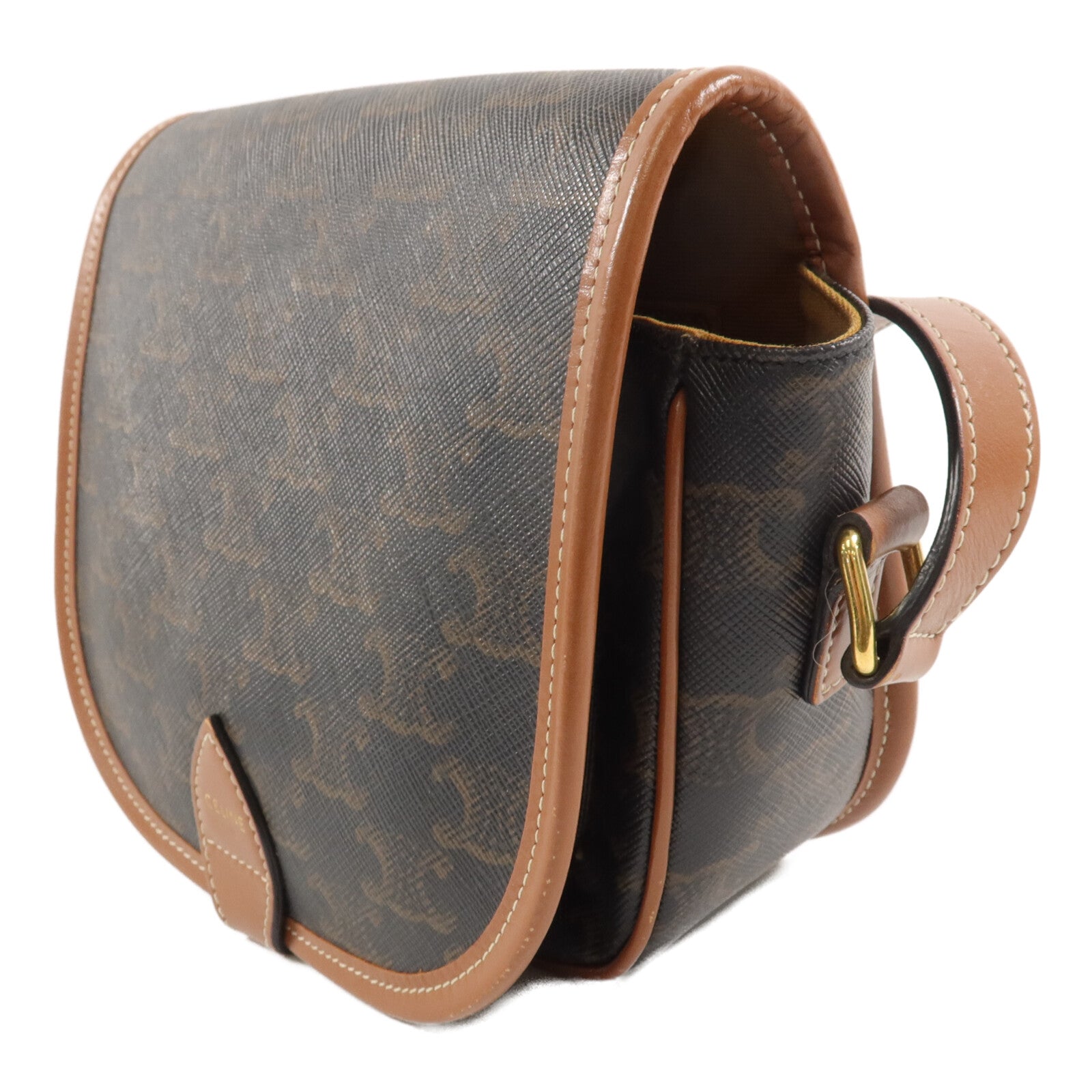 CELINE 塗層帆布Folco Medium肩背袋