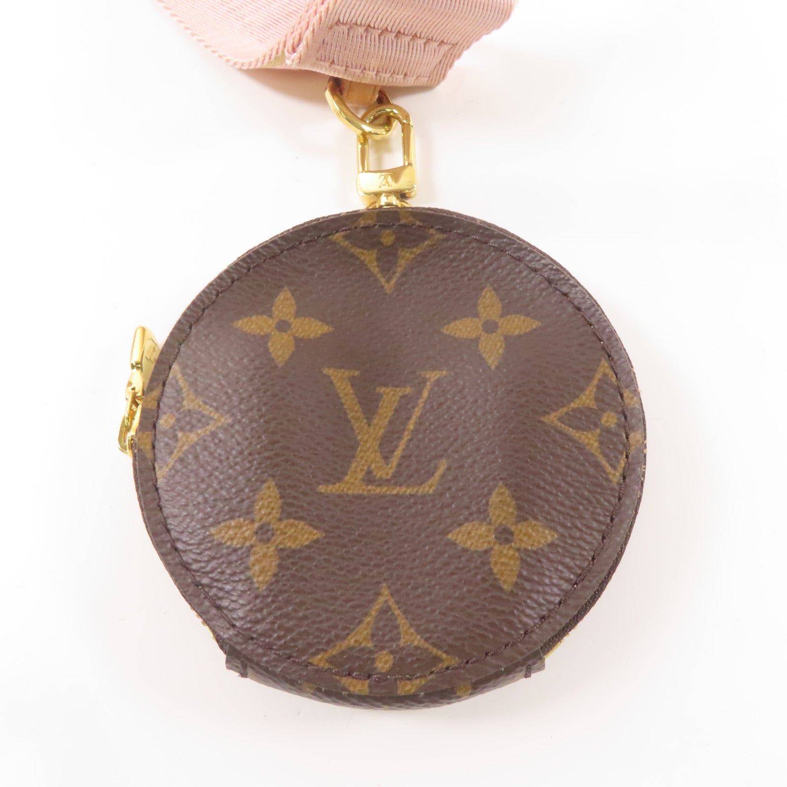 LOUIS VUITTON Monogram Multi Pochette Accessoires金扣肩背袋棕色