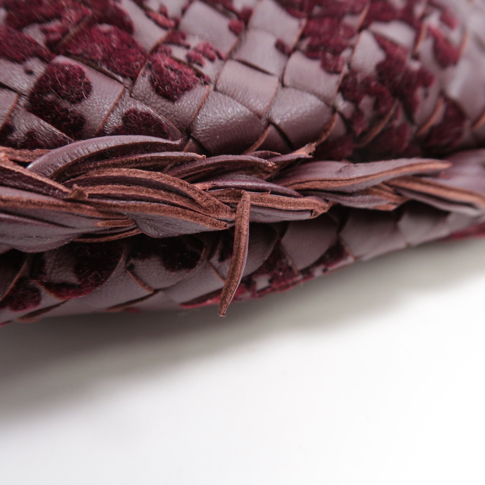 BOTTEGA VENETA 牛皮皮革/天鵝絨Intrecciato Hobo手挽袋
