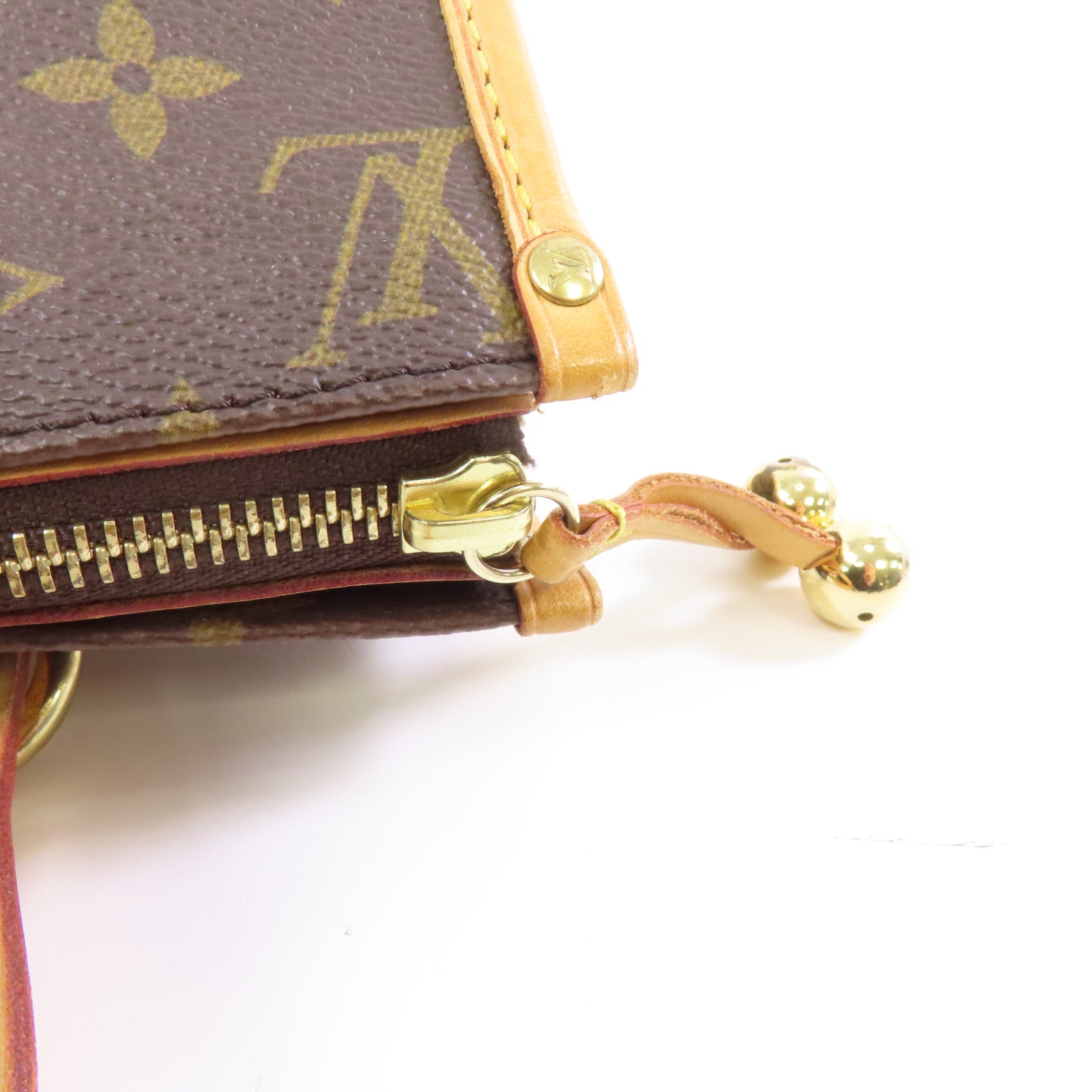 LOUIS VUITTON Monogram Popincourt Haut金扣肩背袋啡色