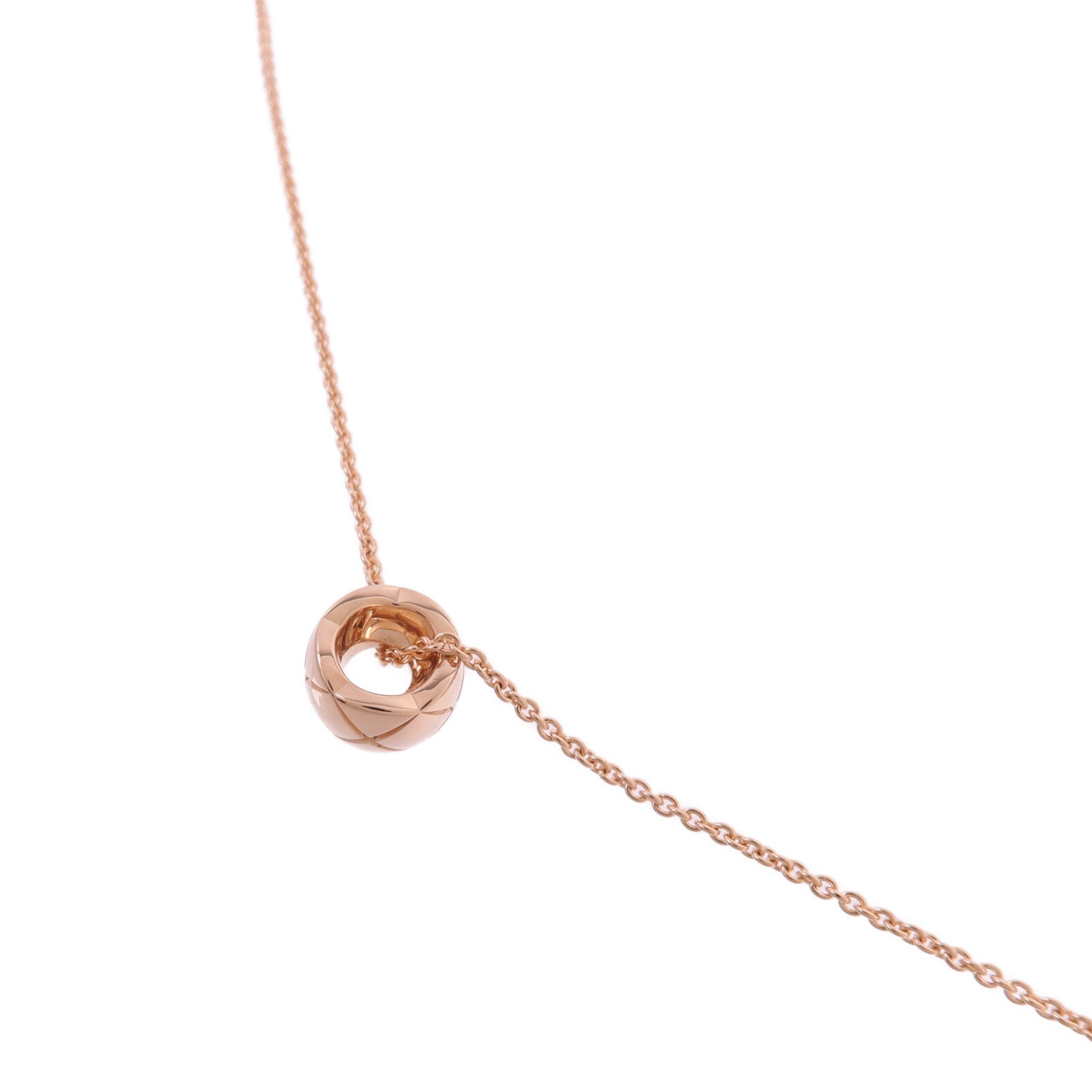 CHANEL 18K玫瑰金Coco Crush Necklace項鍊