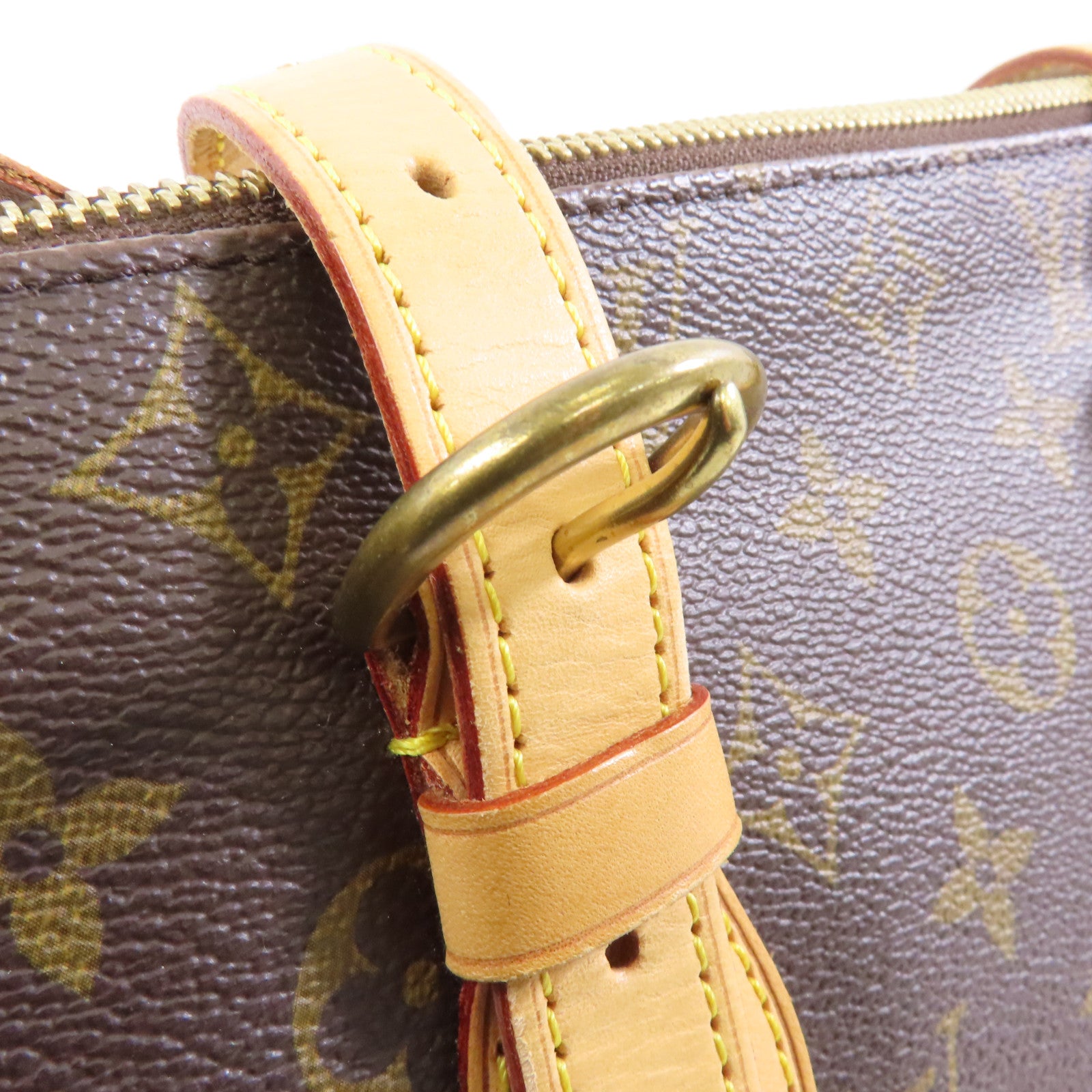 LOUIS VUITTON Monogram Popincourt Haut金扣肩背袋啡色