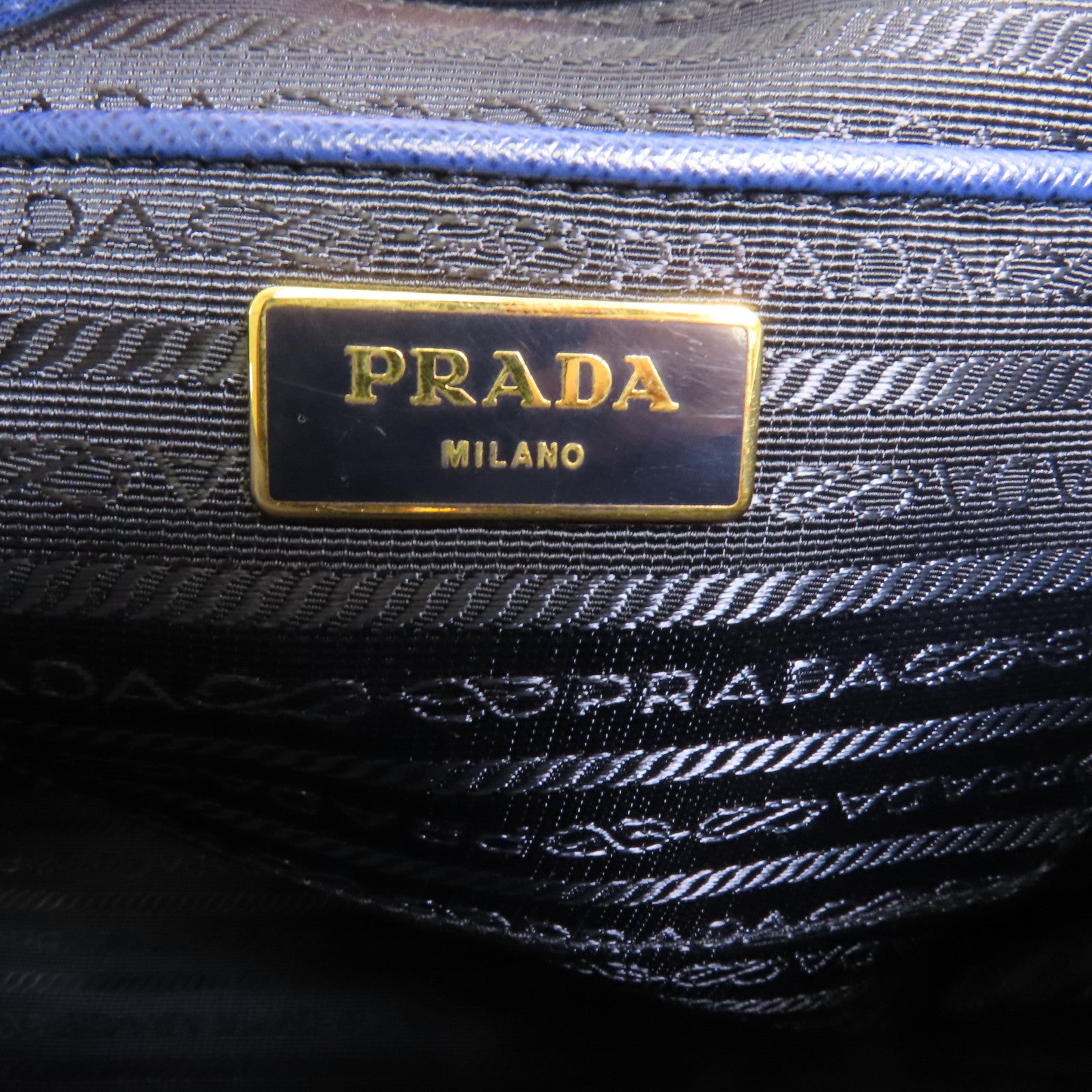 PRADA Saffiano皮革Tote Bag金扣手挽袋