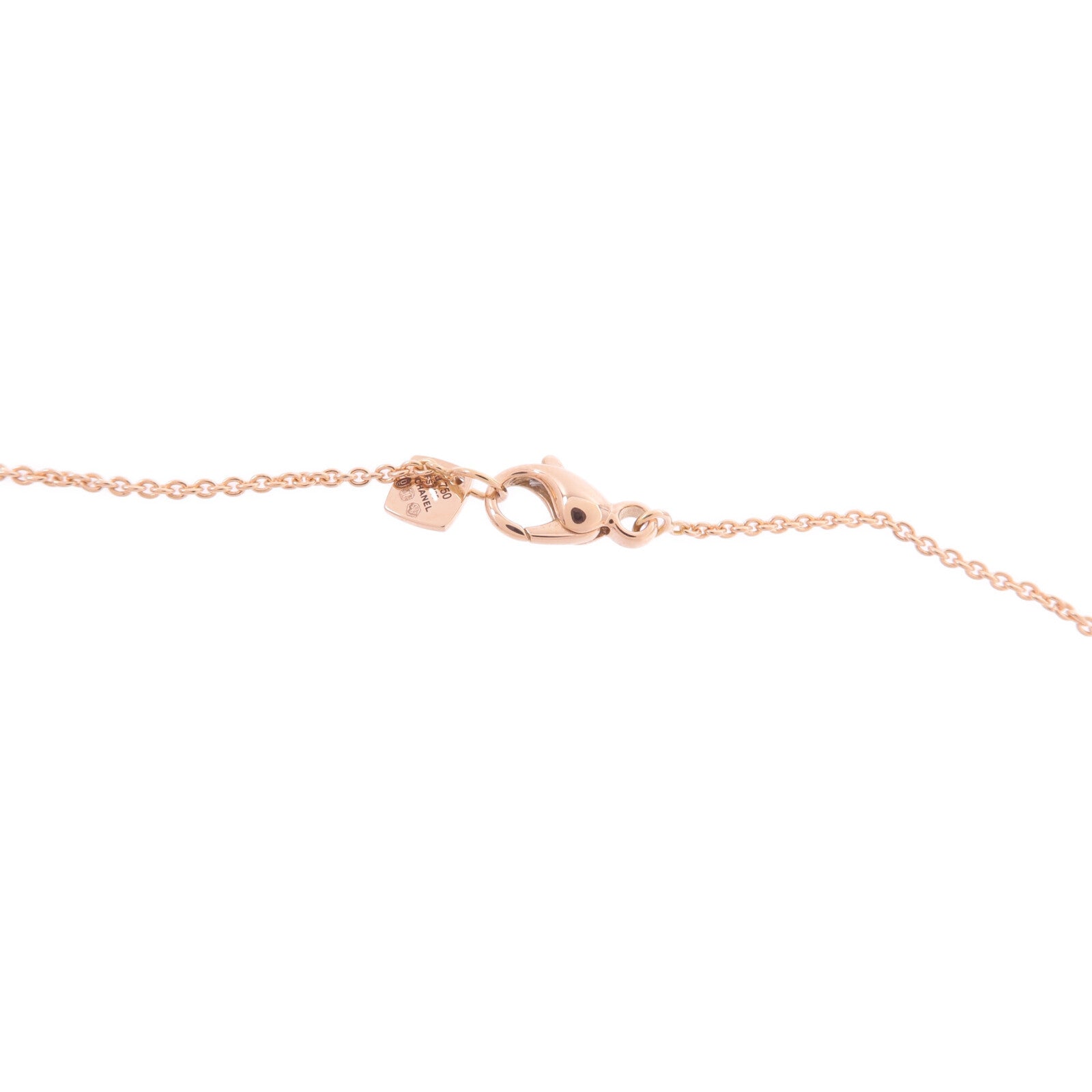 CHANEL 18K玫瑰金Coco Crush Necklace項鍊