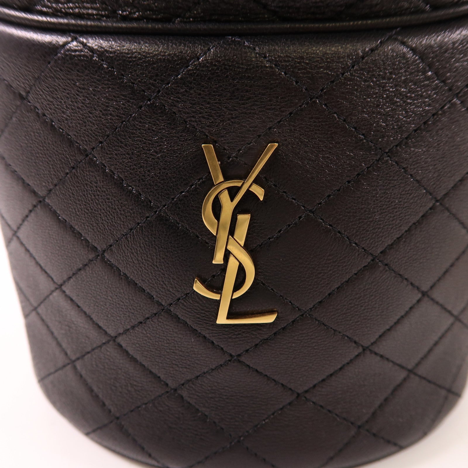 SAINT LAURENT 牛皮皮革GABY Bucket Bag金扣手挽肩背兩用袋