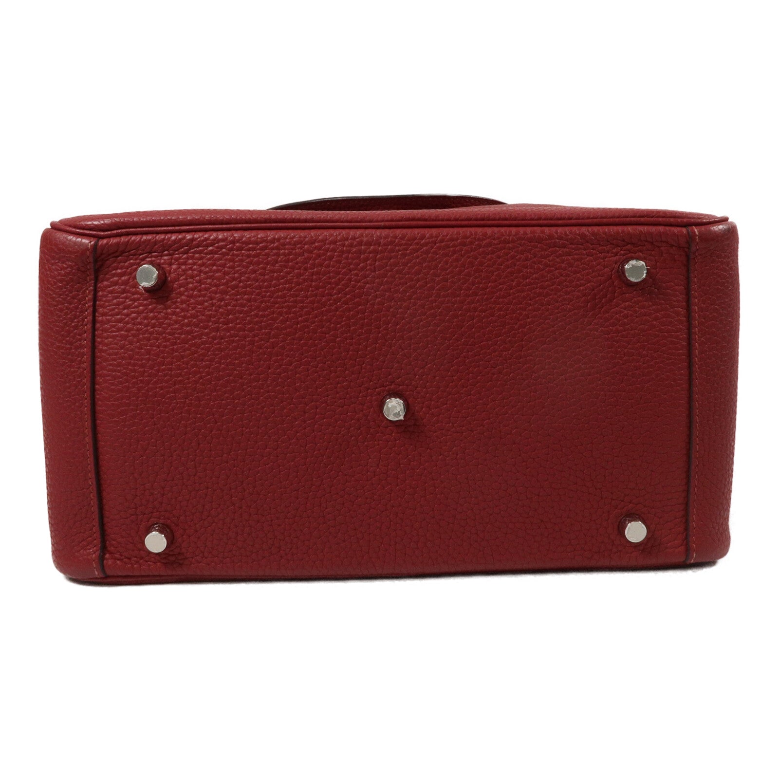 HERMES Clemence皮革Lindy 30手挽肩背兩用袋Rubis