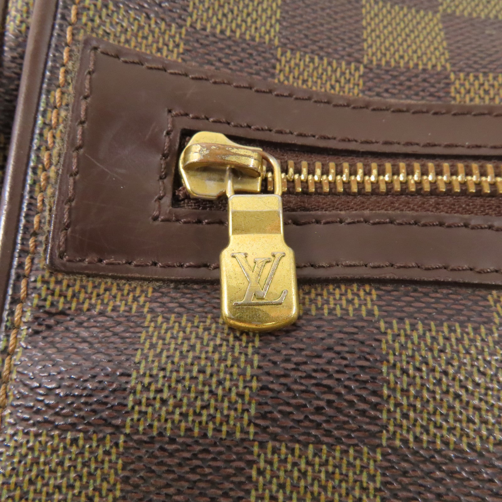 LOUIS VUITTON Damier Spencer Bag金扣肩背袋/斜挎包