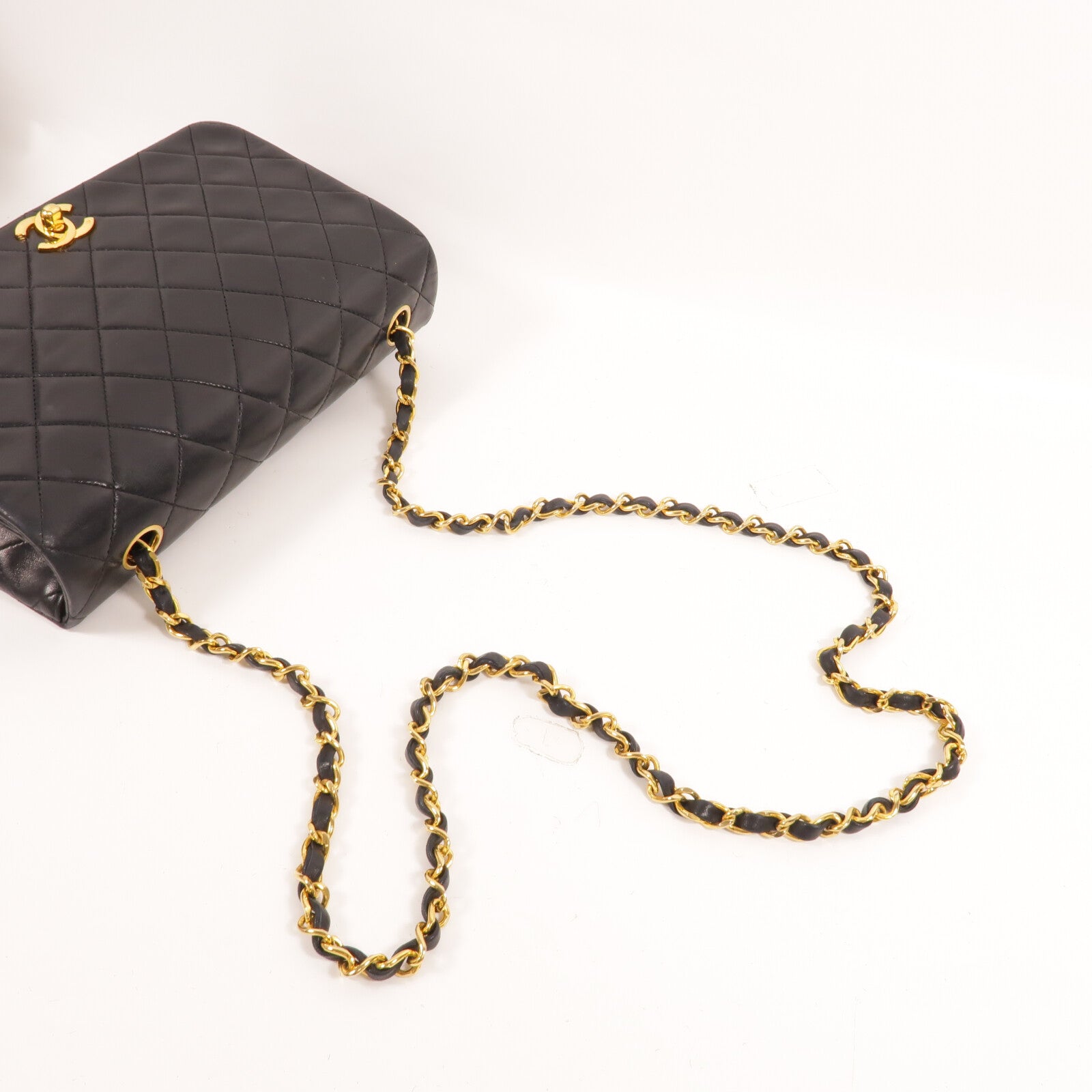 CHANEL 羊皮皮革Vintage Chain Shoulder肩背袋