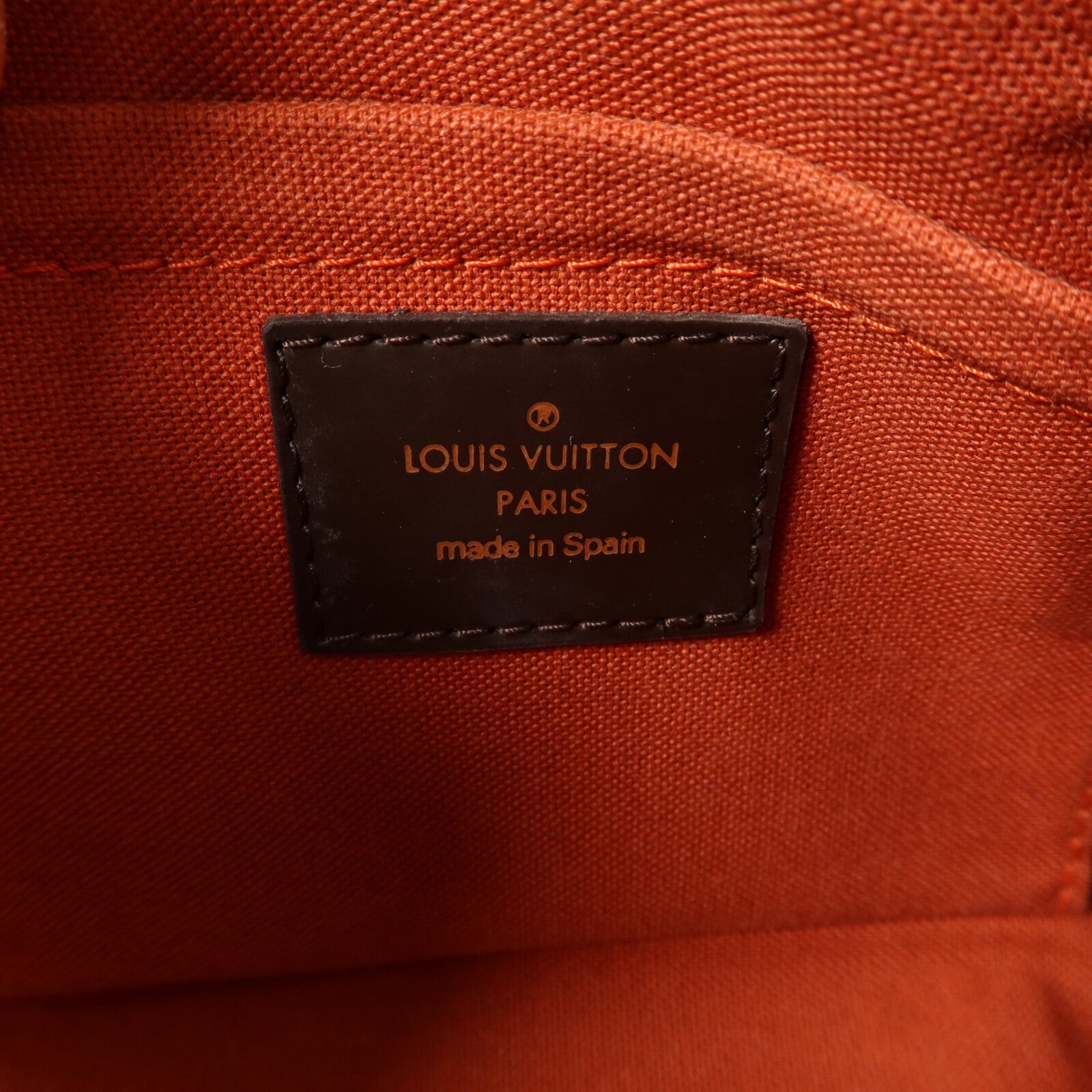 LOUIS VUITTON Damier Rivera Mini金扣手挽袋