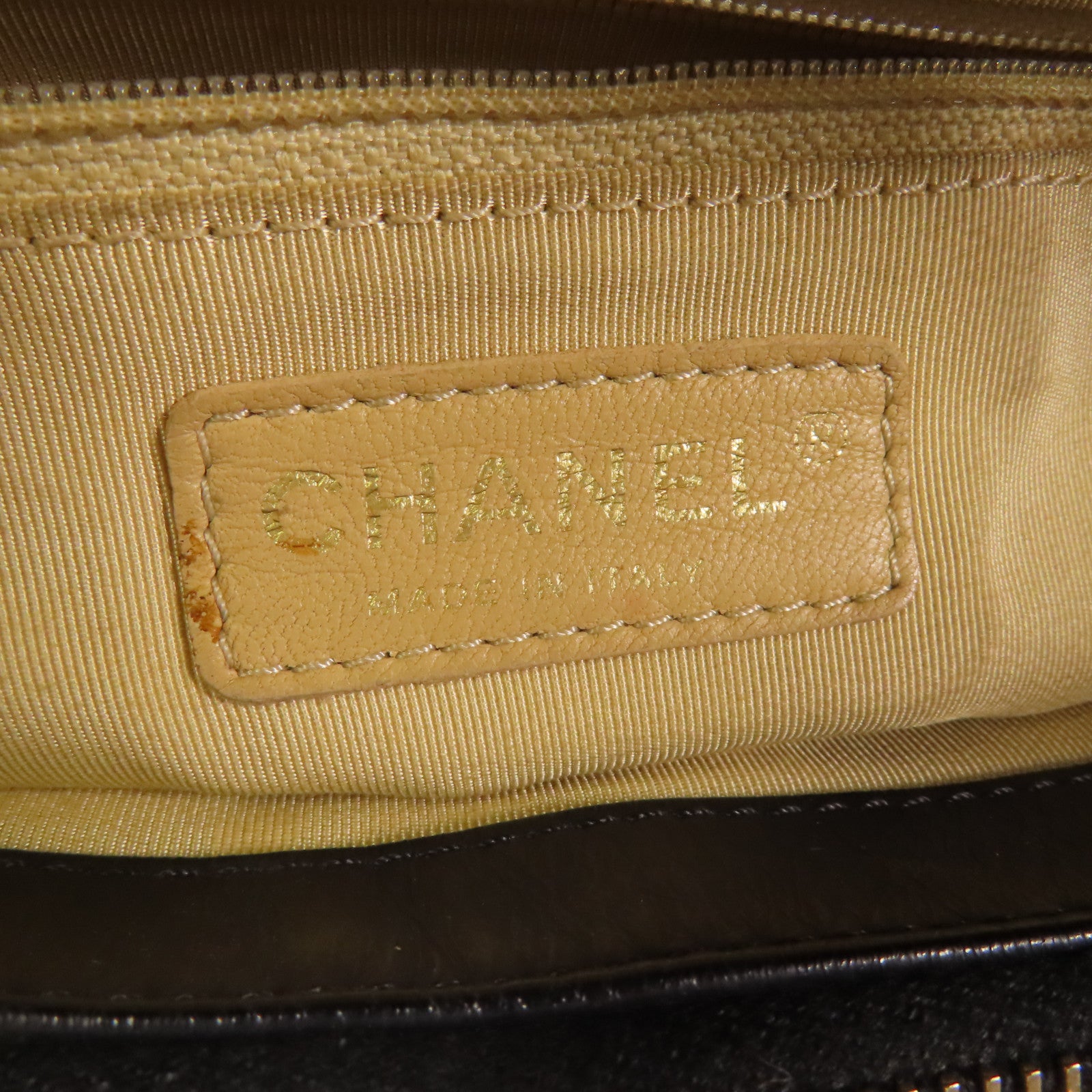 CHANEL 皮革2 Way Shoulder金扣手挽肩背兩用袋