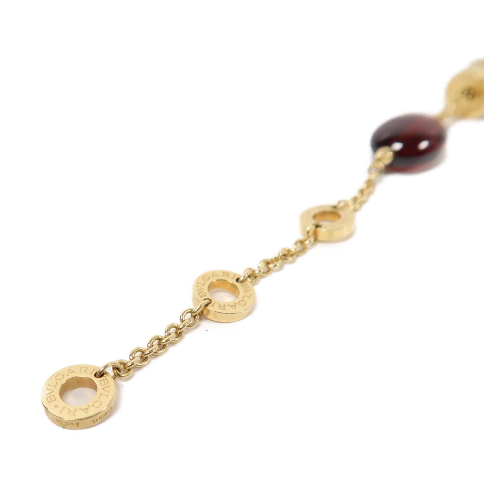BVLGARI 18K黃金Multi Bracelet手鏈金色/紫色/藍色