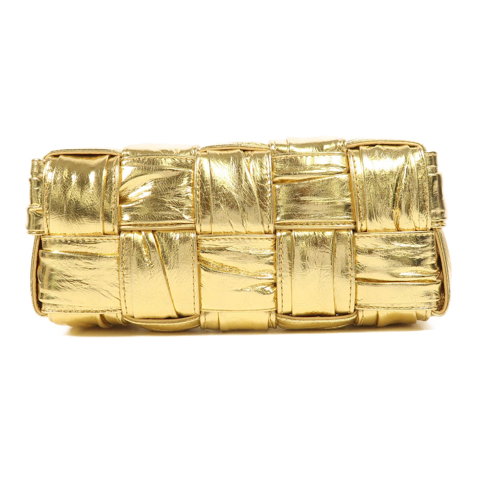 BOTTEGA VENETA 羊皮皮革Brick Cassette Small金扣肩背袋