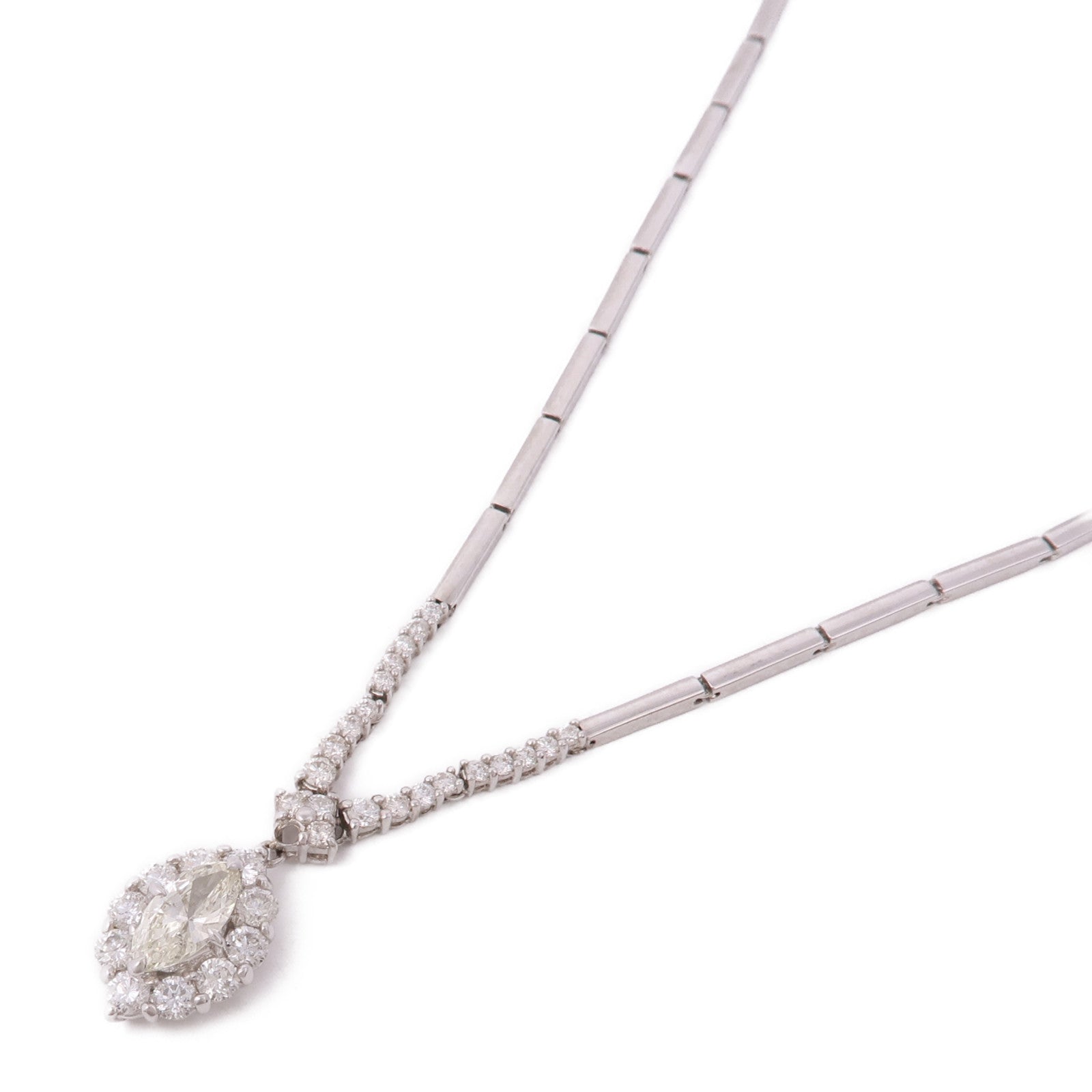 JEWELRY 【激減優惠】18K/14K白金Diamond Necklace鑽石項鍊