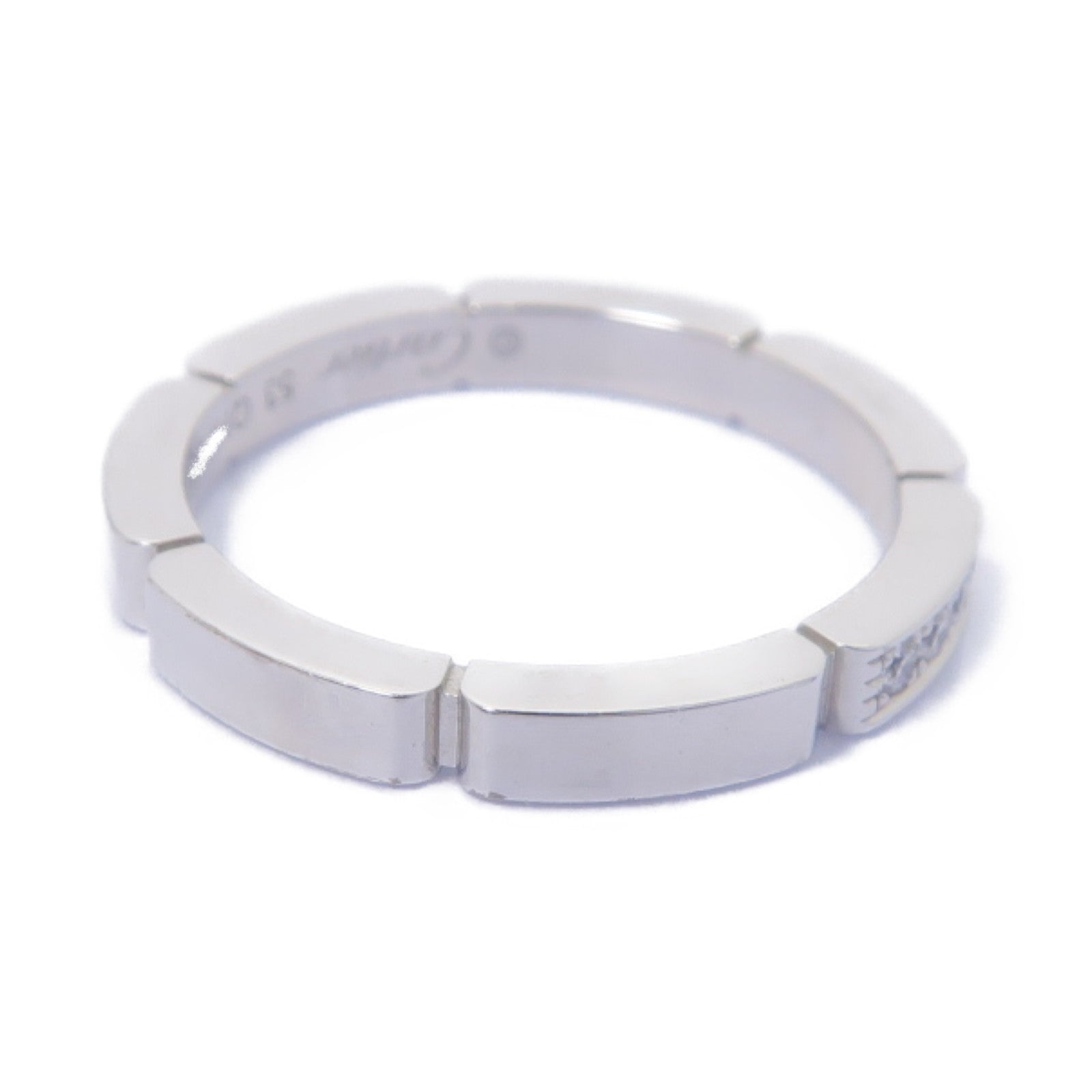 CARTIER 【激減優惠】18K白金Diamond Ring鑽石戒指US#6.25/Cartier#53