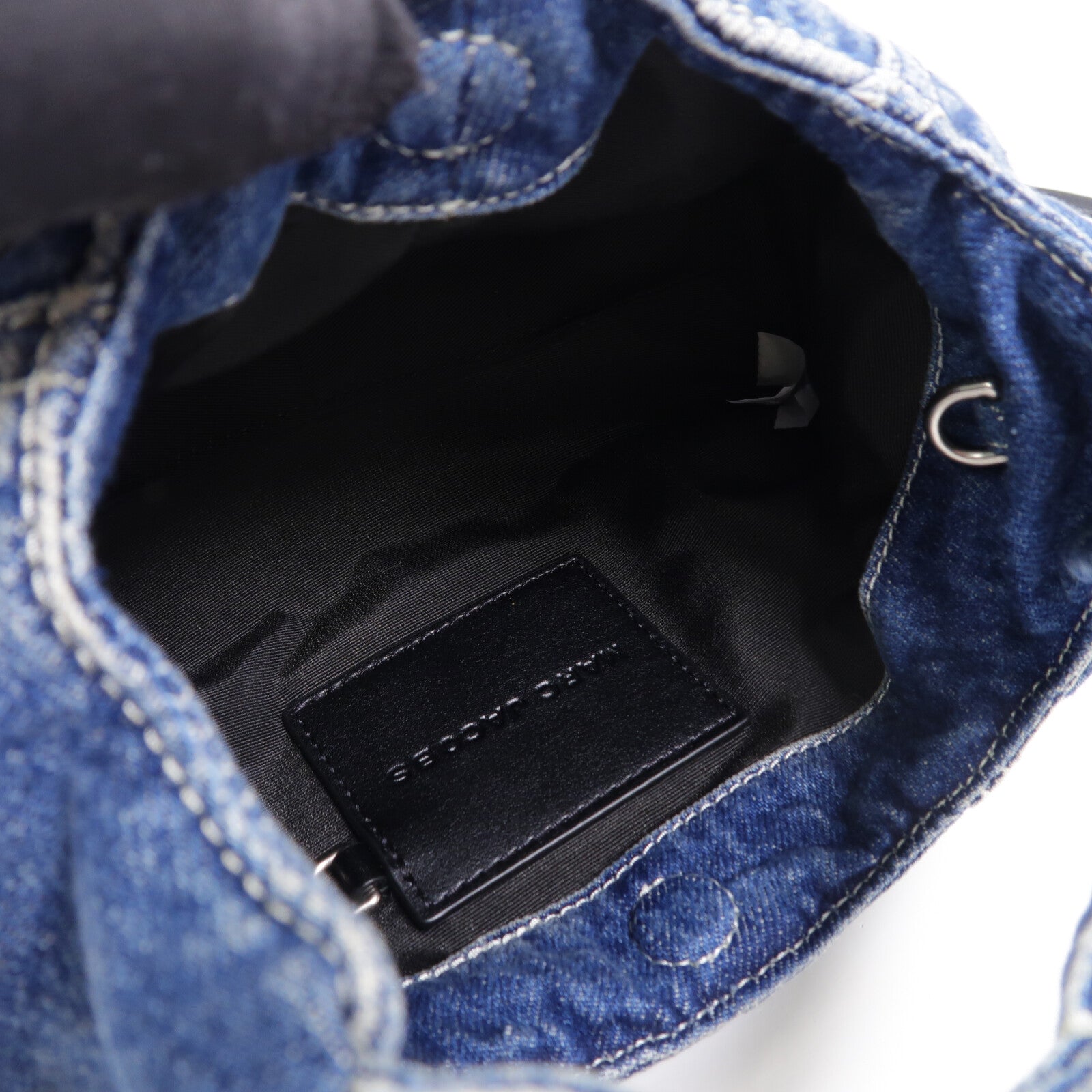 MARC JACOBS 牛仔布The Sack Bag手挽肩背兩用袋