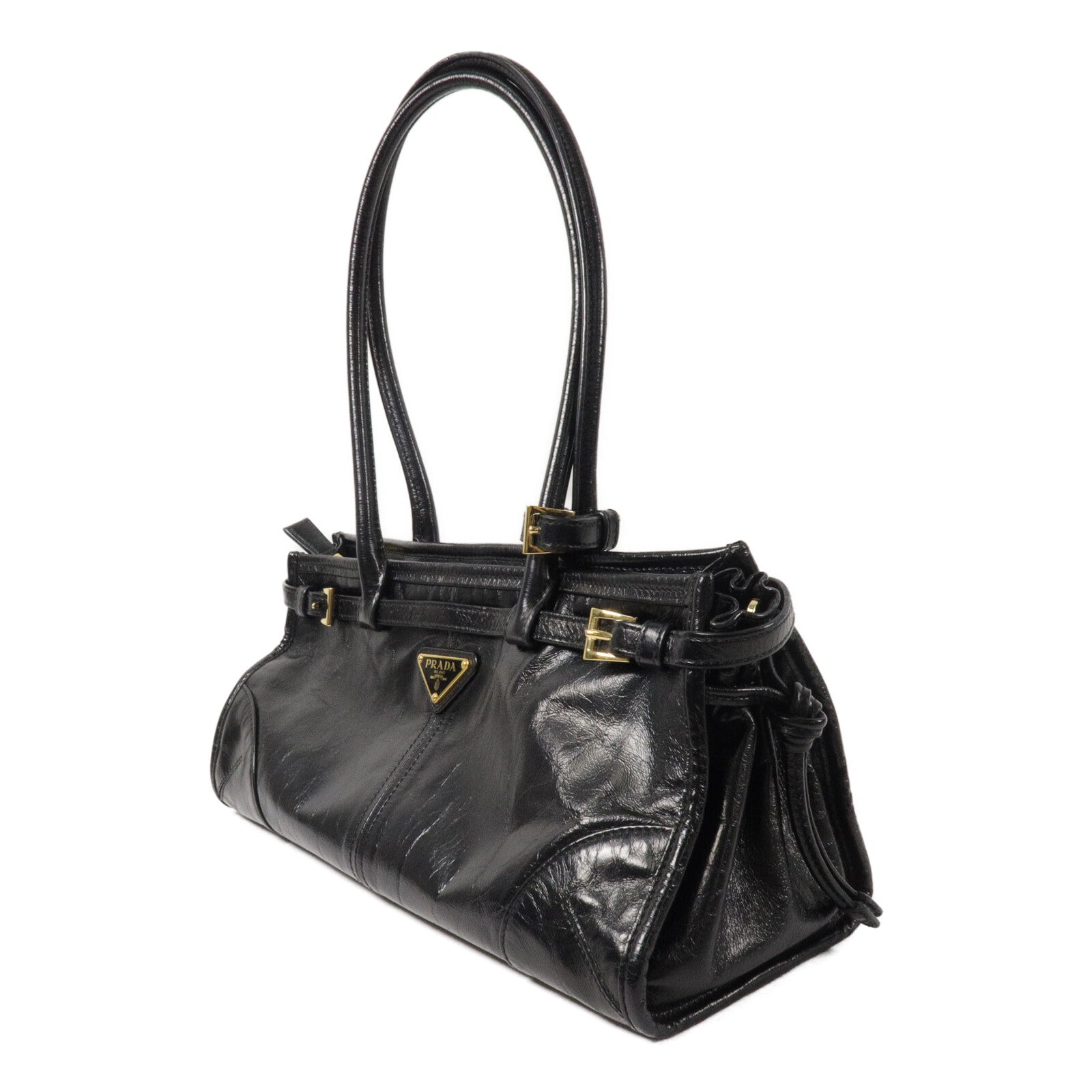 PRADA 牛皮皮革Bonnie Medium手挽肩背兩用袋