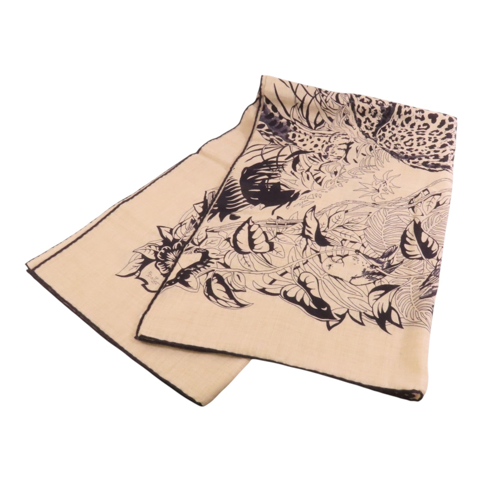 HERMES 羊絨/絲質Scarf絲巾