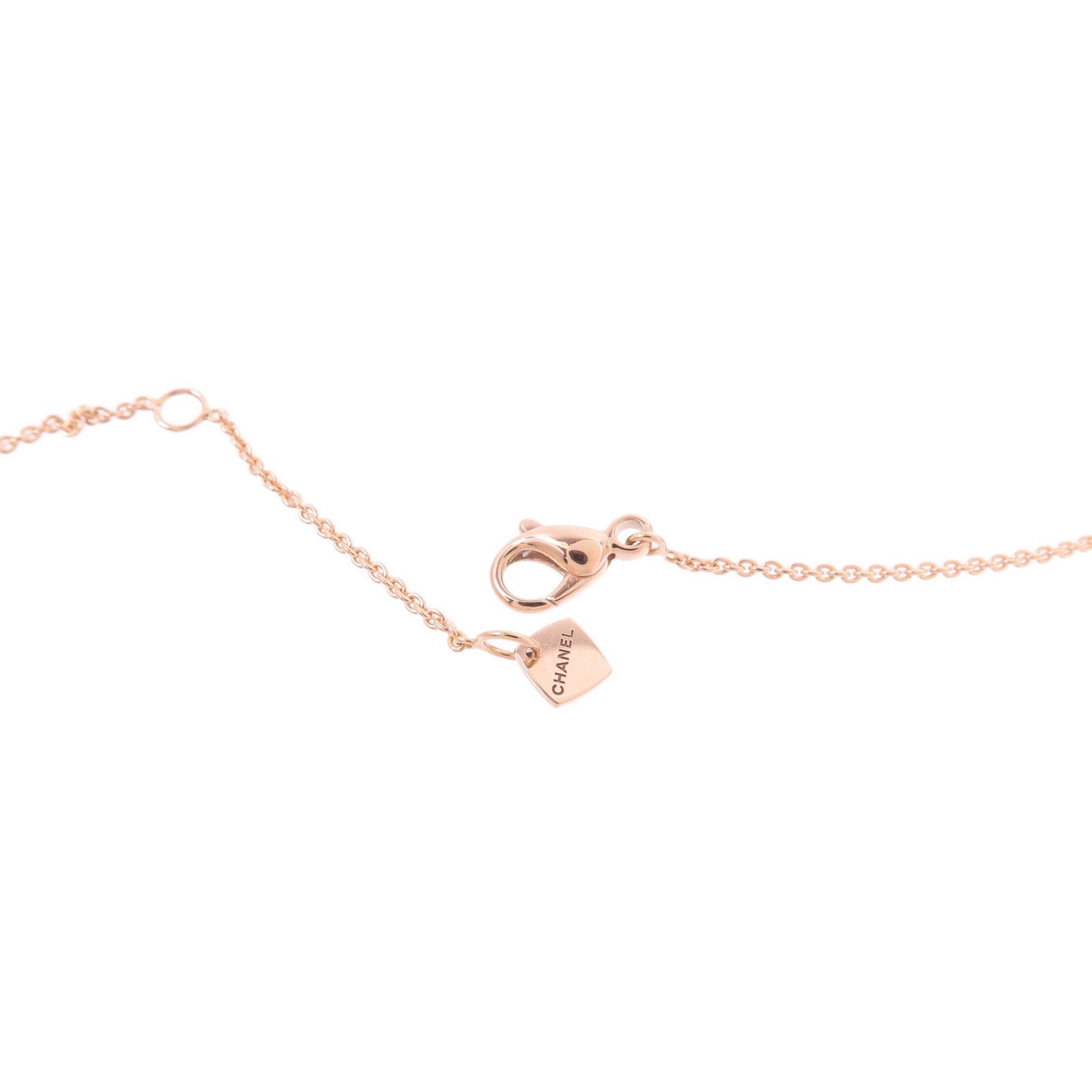 CHANEL 18K玫瑰金Coco Crush Necklace項鍊