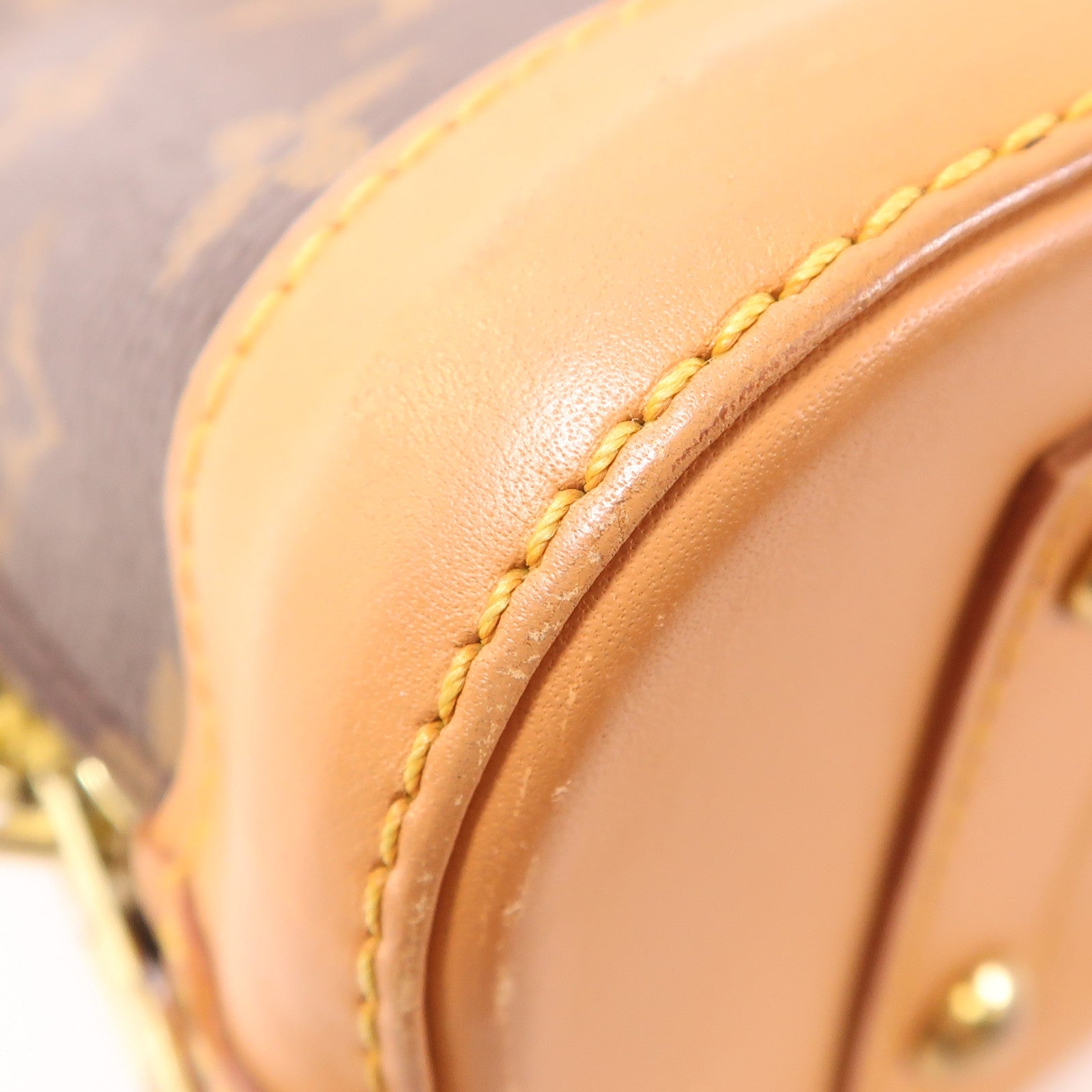 LOUIS VUITTON Monogram Alma BB金扣手挽肩背兩用袋