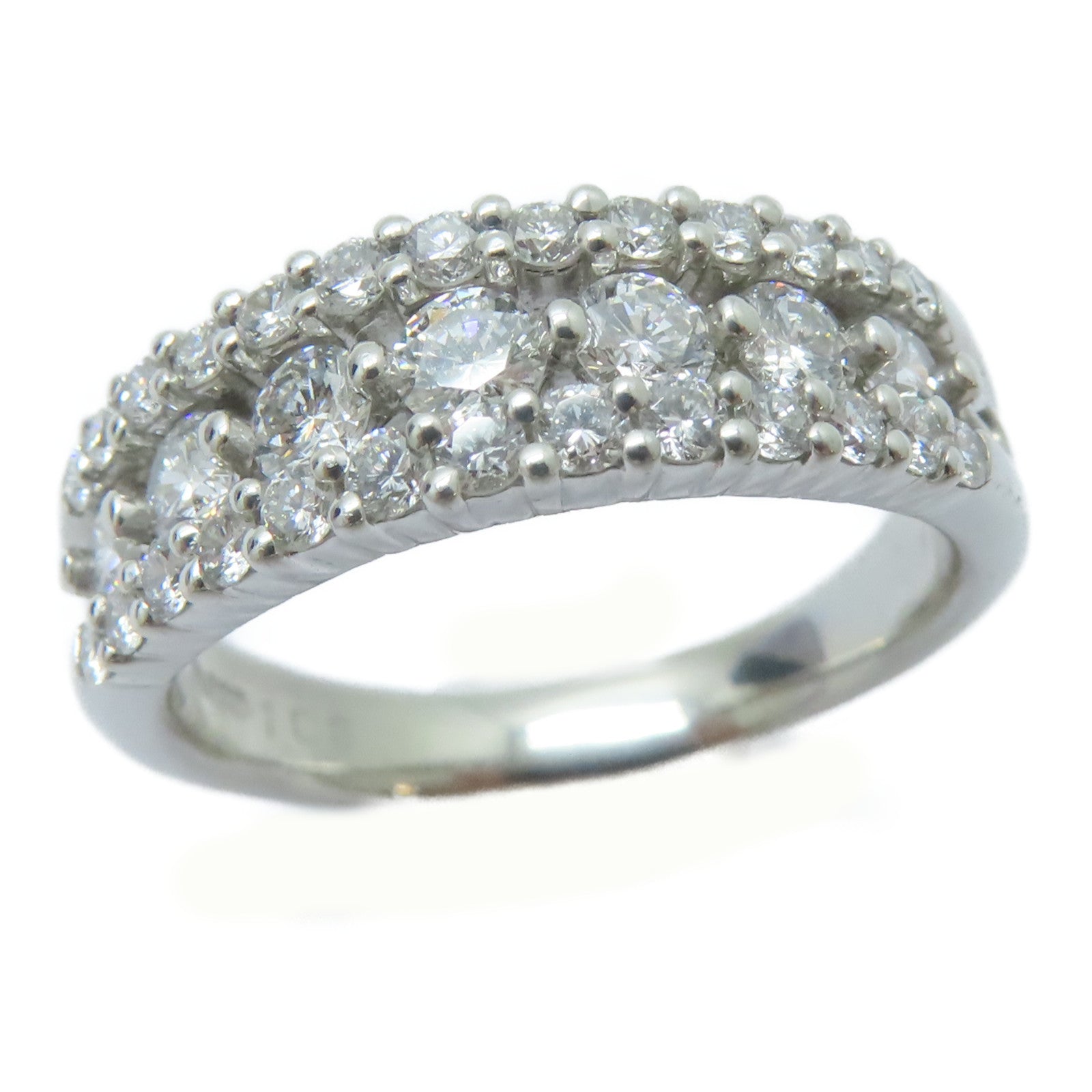 JEWELRY 【激減優惠】PT900鉑金/1.08ct鑚石Diamond Ring戒指US#7