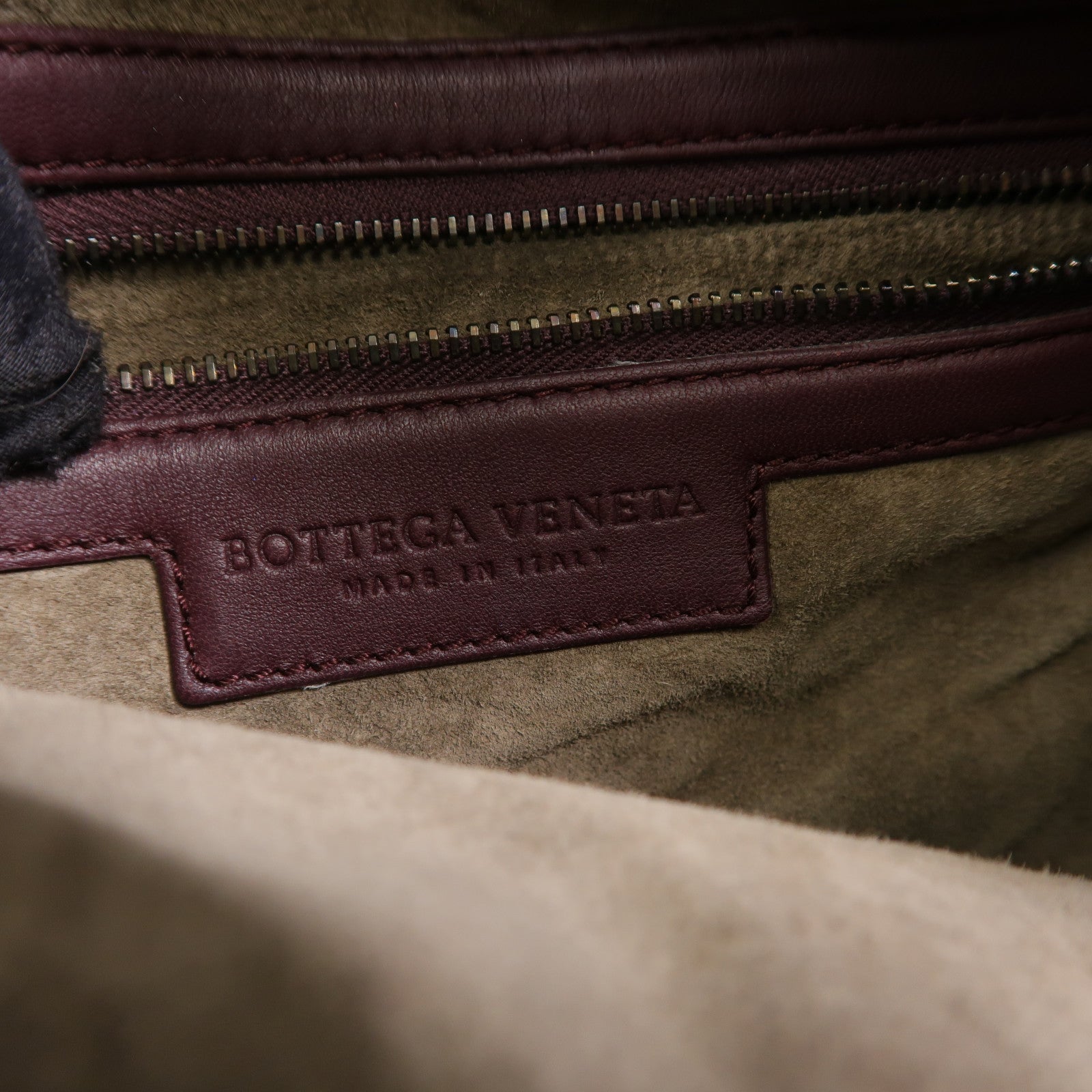 BOTTEGA VENETA 牛皮皮革/天鵝絨Intrecciato Hobo手挽袋