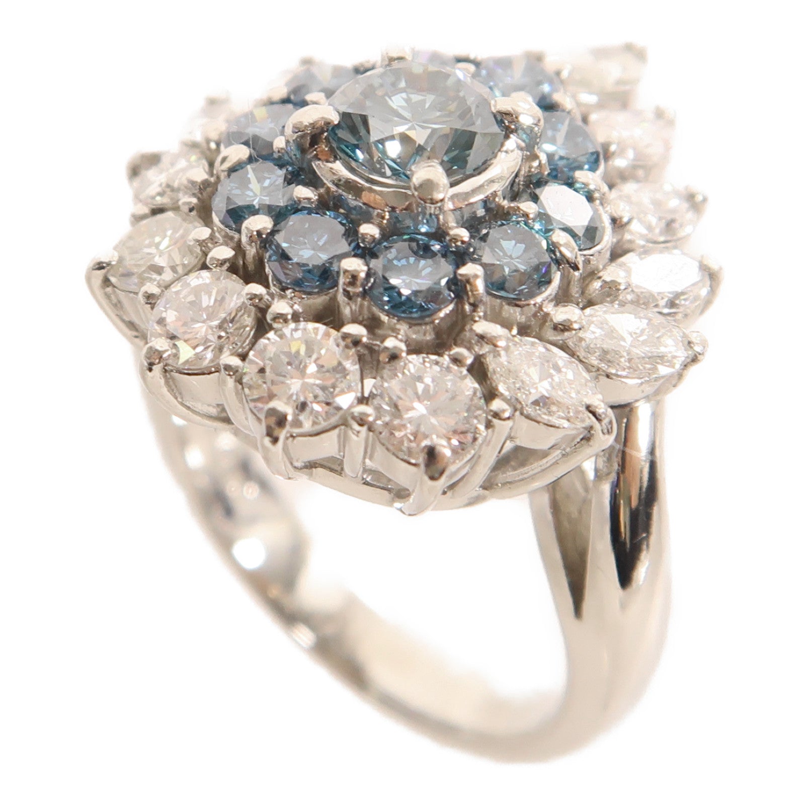 JEWELRY 【激減優惠】PT900鉑金Diamond Ring 0.63ct鑽石 2.8鑽石戒指US#6