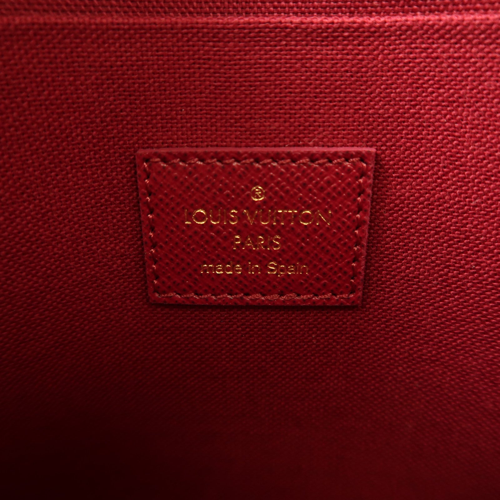 LOUIS VUITTON Monogram Pochette Felicie金扣鏈帶肩背袋啡色