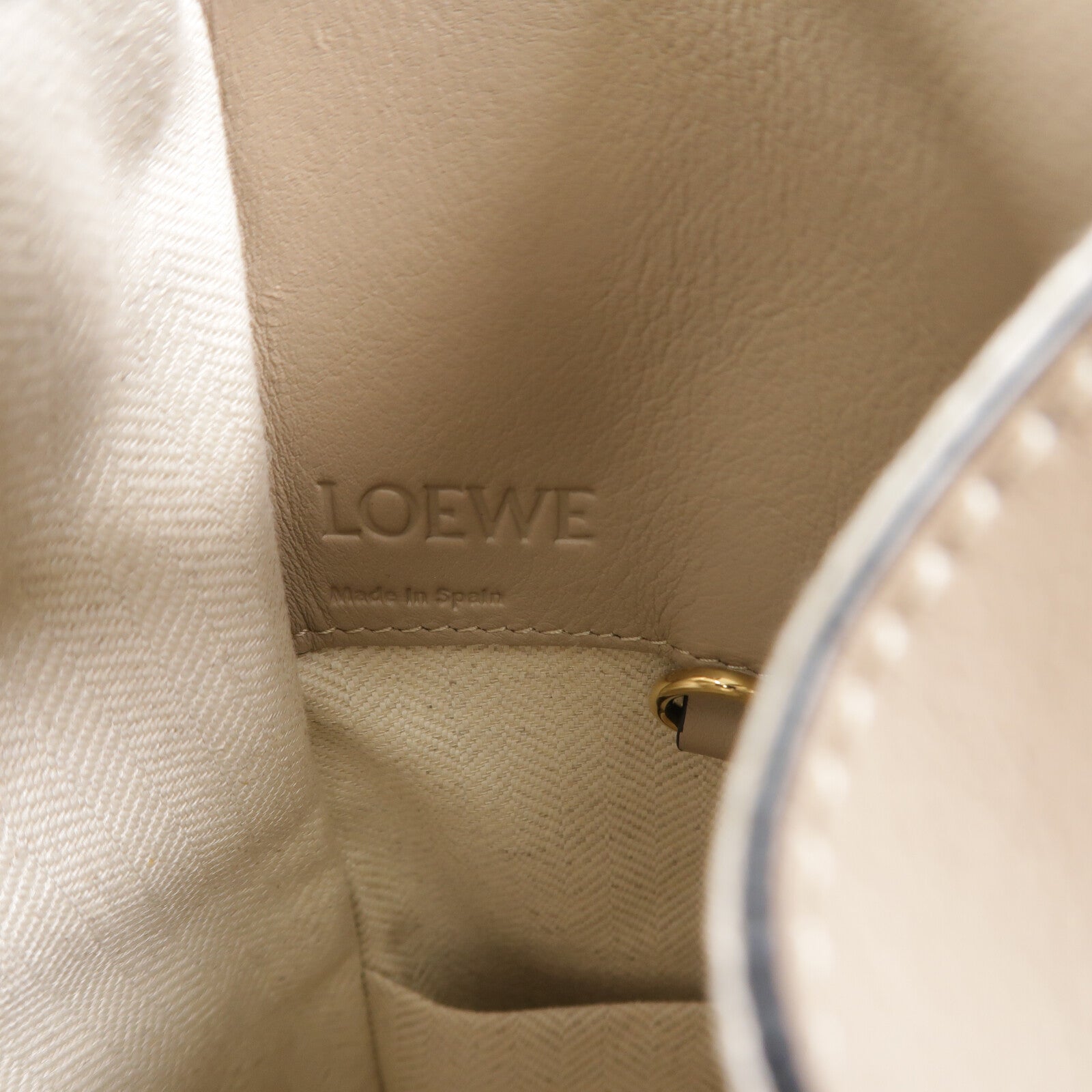 LOEWE 牛皮皮革Hammock Small手挽肩背兩用袋