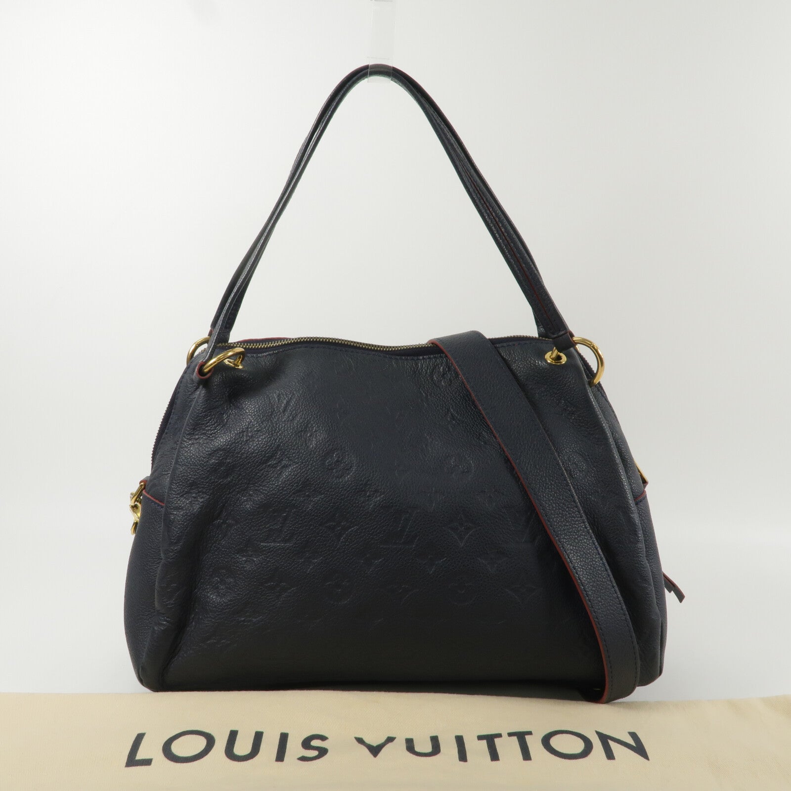 LOUIS VUITTON Monogram Empreinte Ponthieu PM手挽肩背兩用袋