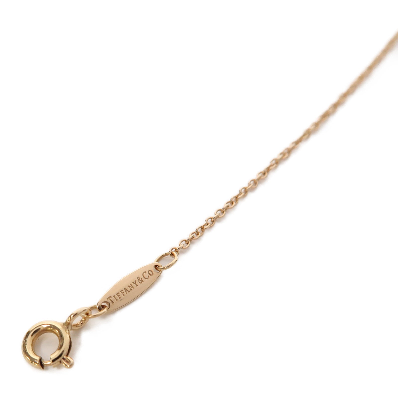 TIFFANY＆CO 【激減優惠】18K玫瑰金Heart Diamond Necklace 0.17ct鑽石項鍊